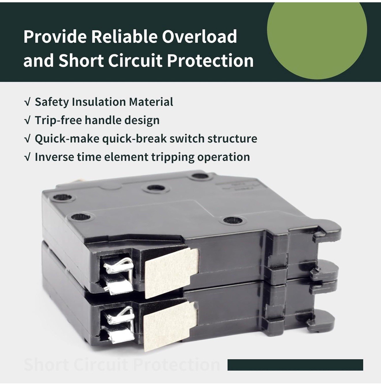 2-Pole 125 Amp Circuit Breaker Compatible OEM Load Centers 3/4-inch Plug NEW