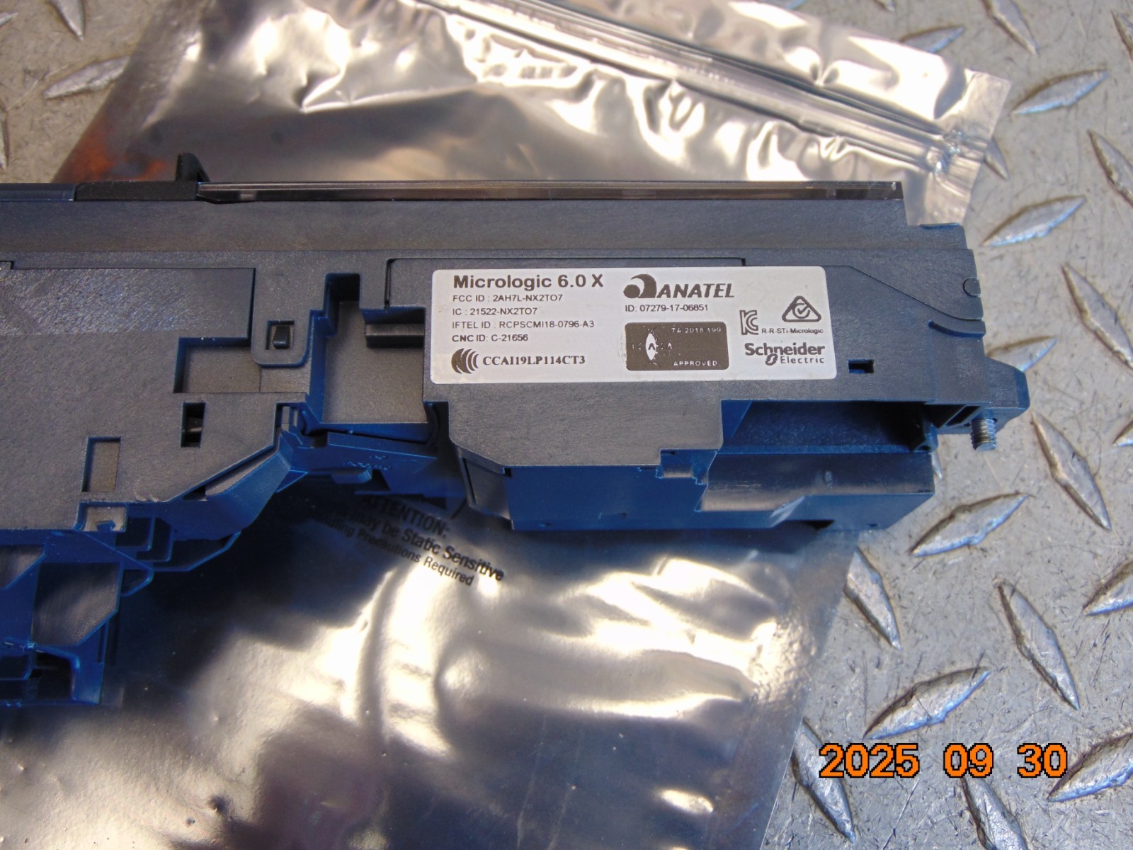 SCHNEIDER LV847608FS MICROLOGIC 6.0X CONTROL UNIT