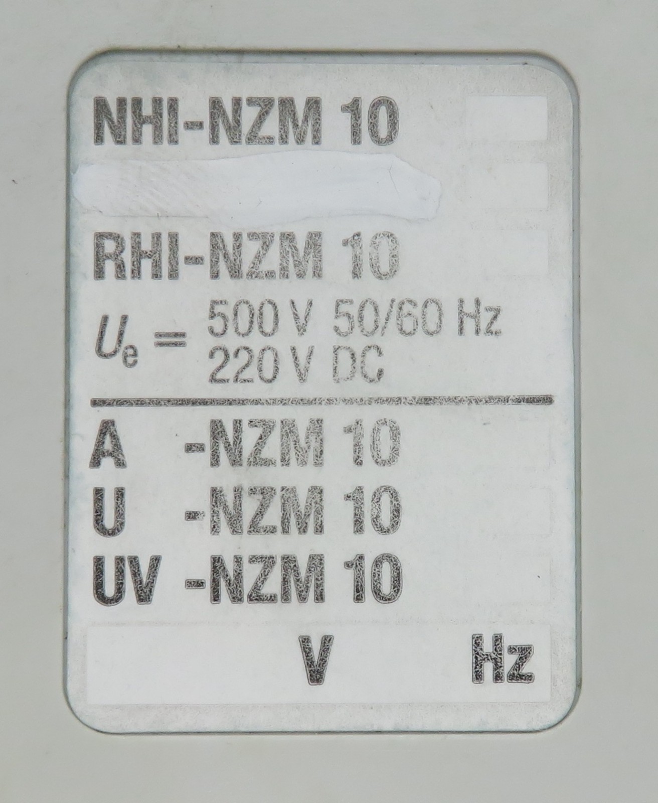 Klöckner Moeller NZM10-630N Circuit Breaker 630A Remote Drive R-NZM10 + A-NZM10