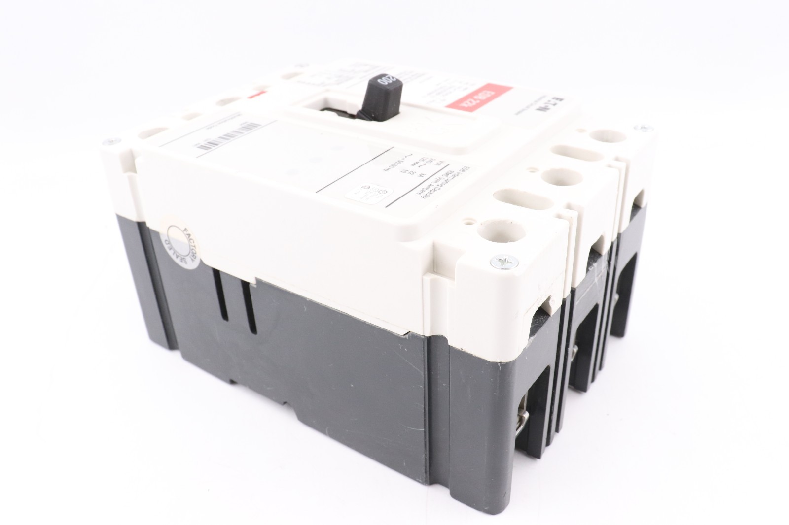 EATON EDB3200BP10 200A 3-POLE CIRCUIT BREAKER, 240VAC EDB 22K