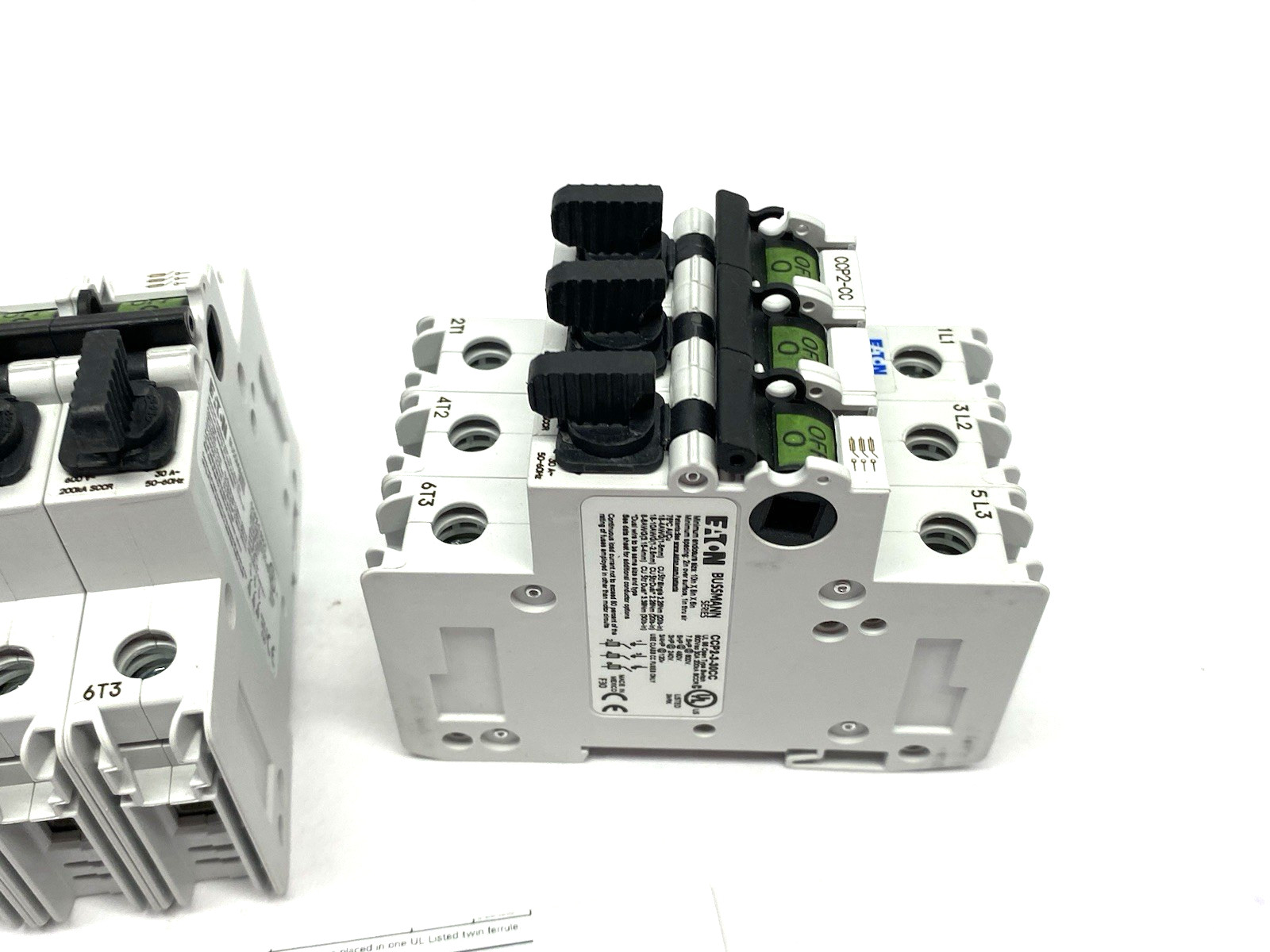 Eaton Bussmann CCP2-3-30CC Fusible Disconnect 3-Pole, Open Type Switch BOX OF 2