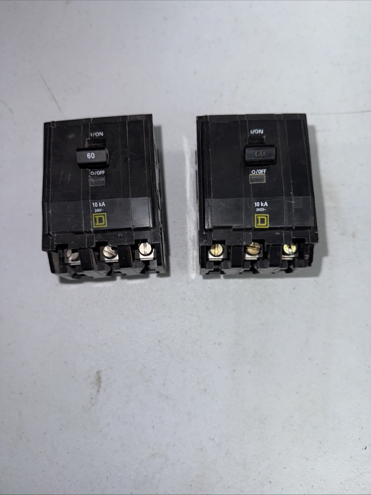 SQUARE D QOB360 60AMP 3PHASE 240VOLT CIRCUIT BREAKER COMMERCIAL