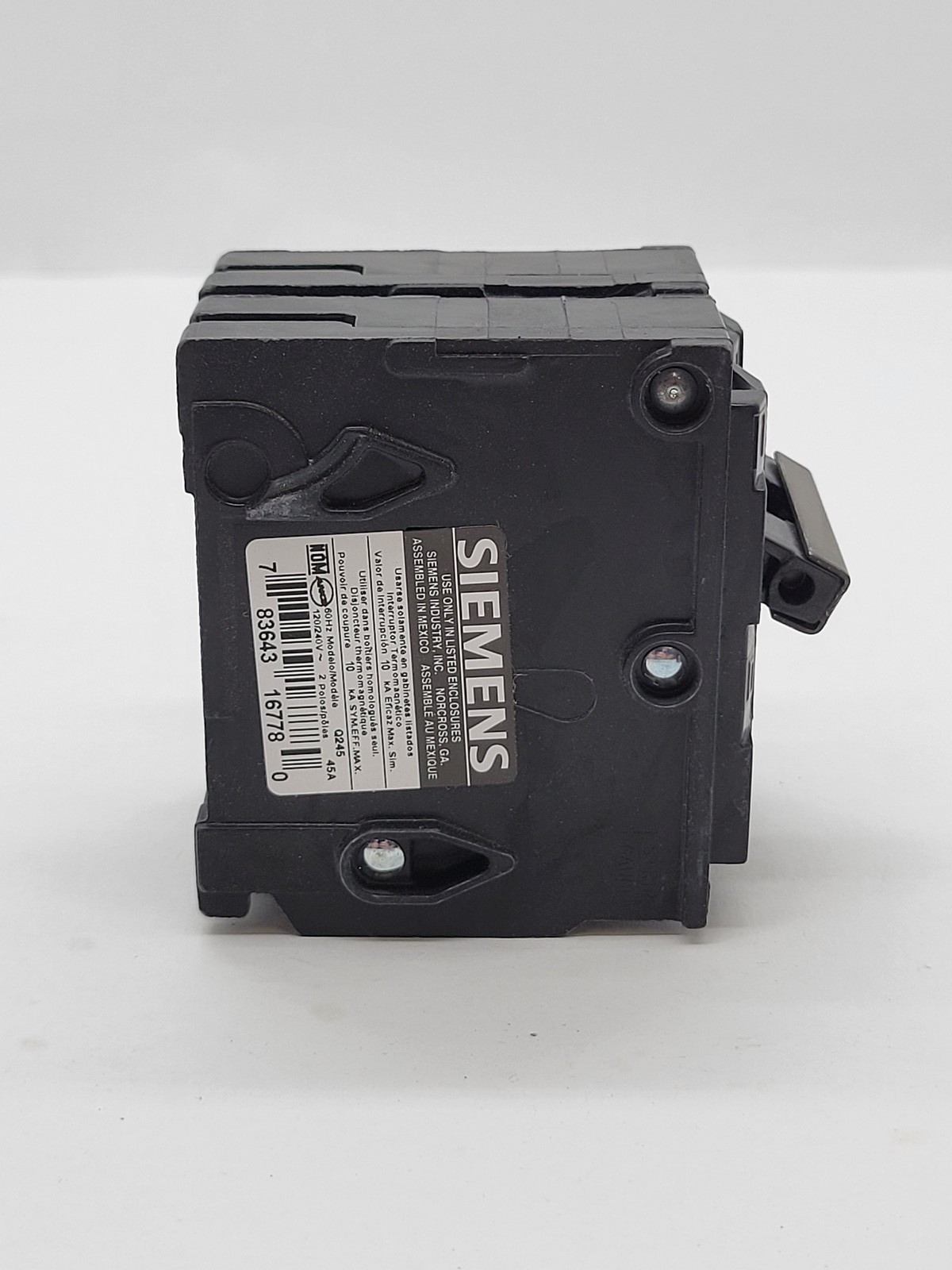 6PC Siemens Q245 Plug-In Circuit Breaker 45A 2P 1PH 120/240V 10KA QP