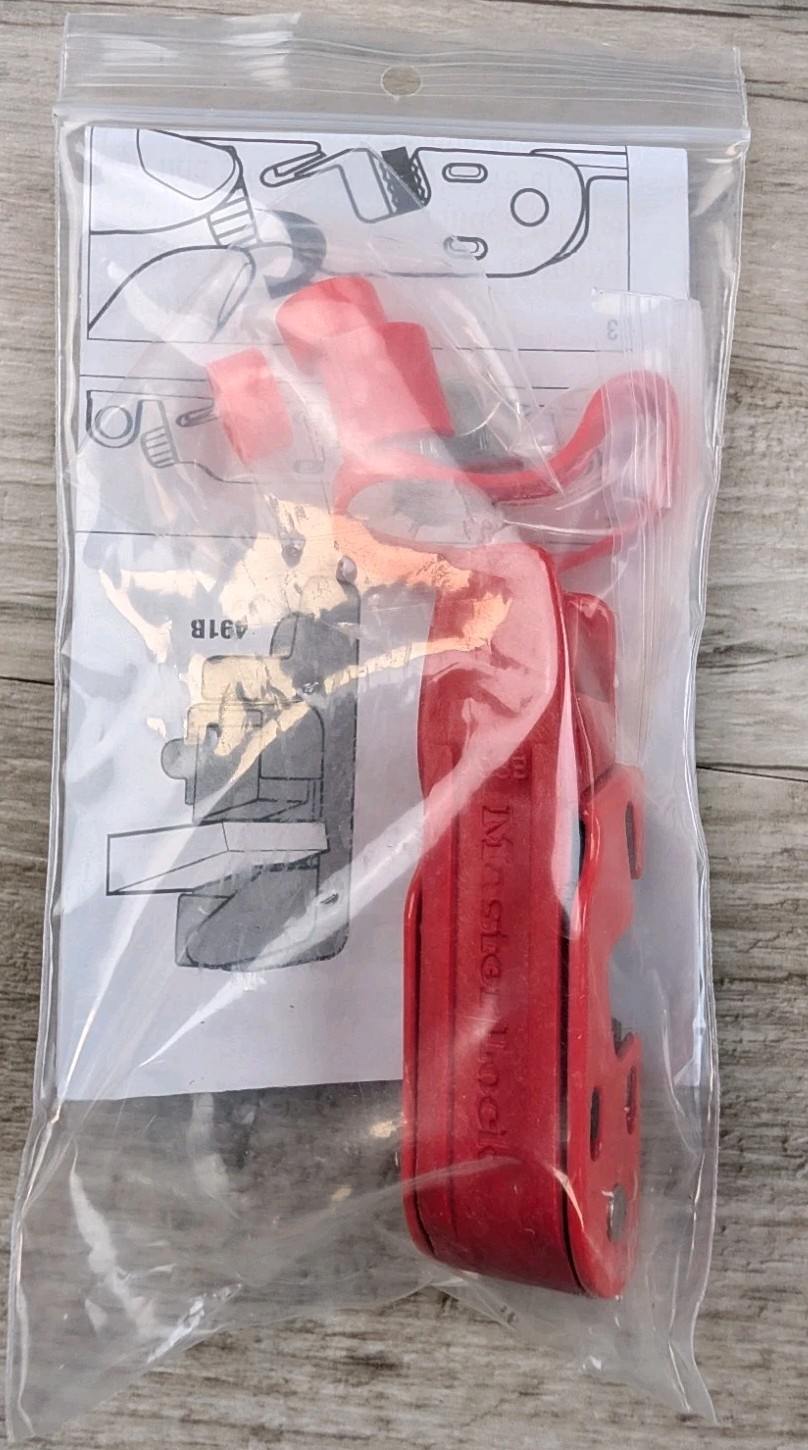 Master Lock 493B Grip Tight Circuit Breaker Lockout Standard Toggle Pack of 6