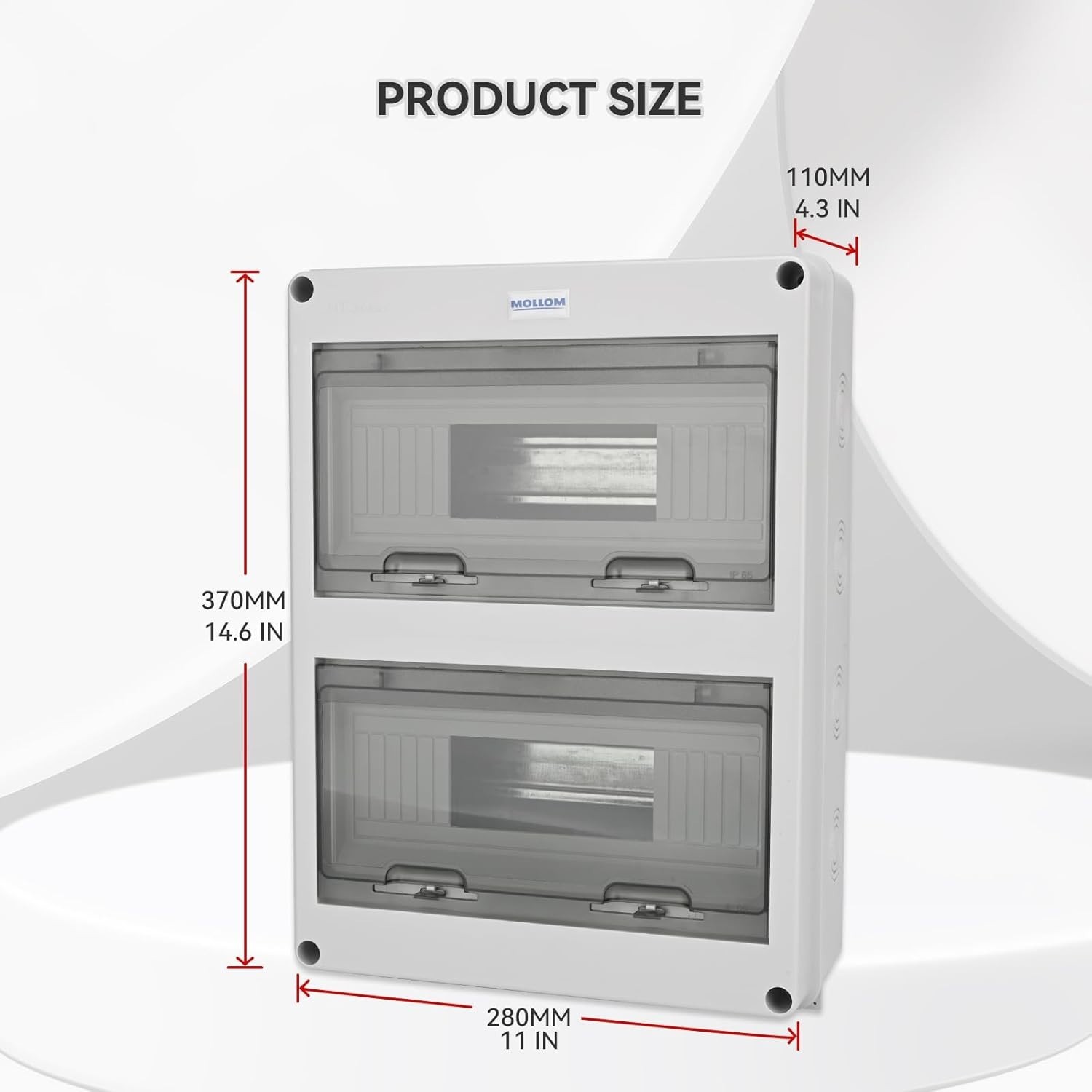 Easy Install 24-Way Circuit Breaker Box – Indoor/Outdoor Waterproof Solution
