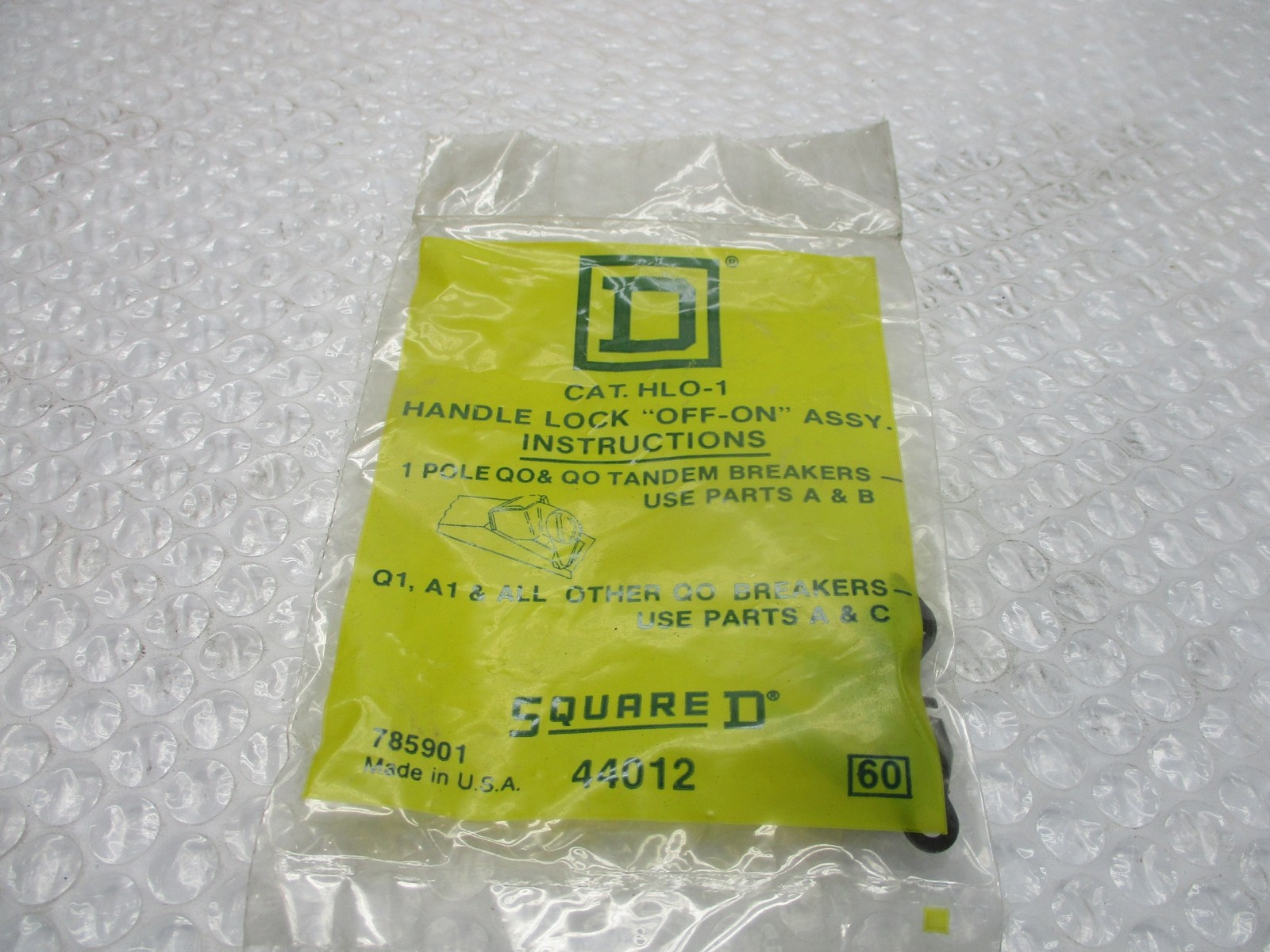SQUARE D HLO-1 HANDLE LOCK NSMP