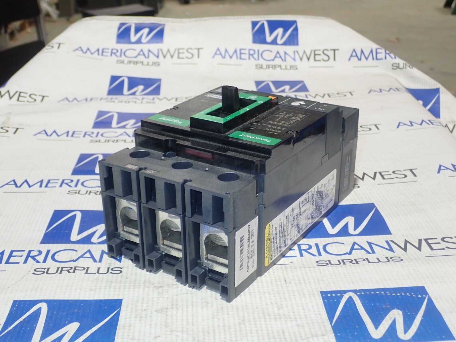 NEW Square D JDL36175 Schneider 175 Amp 3 Pole 600V PowerPact Circuit Breaker