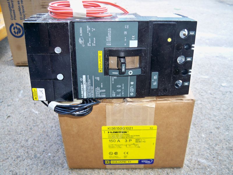Square D KI36150G1021 circuit breaker GFI shunt trip KI36150 New 1 yr Warranty!