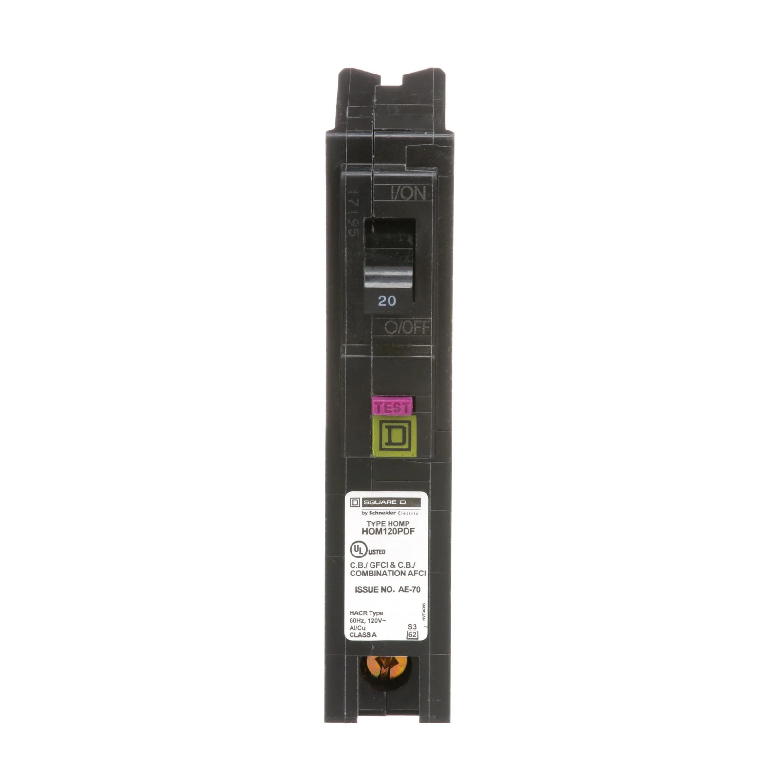 HOM120PDF – HomeLine 20 Amp Dual Function Circuit Breaker