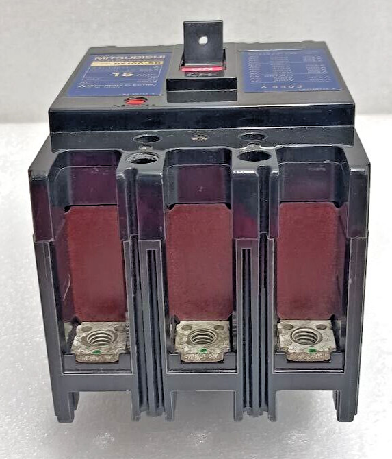 MITSUBISHI NF100-SH 3-POLE NO-FUSE CIRCUIT BREAKER 15A 660V NEW FAST SHIPPING