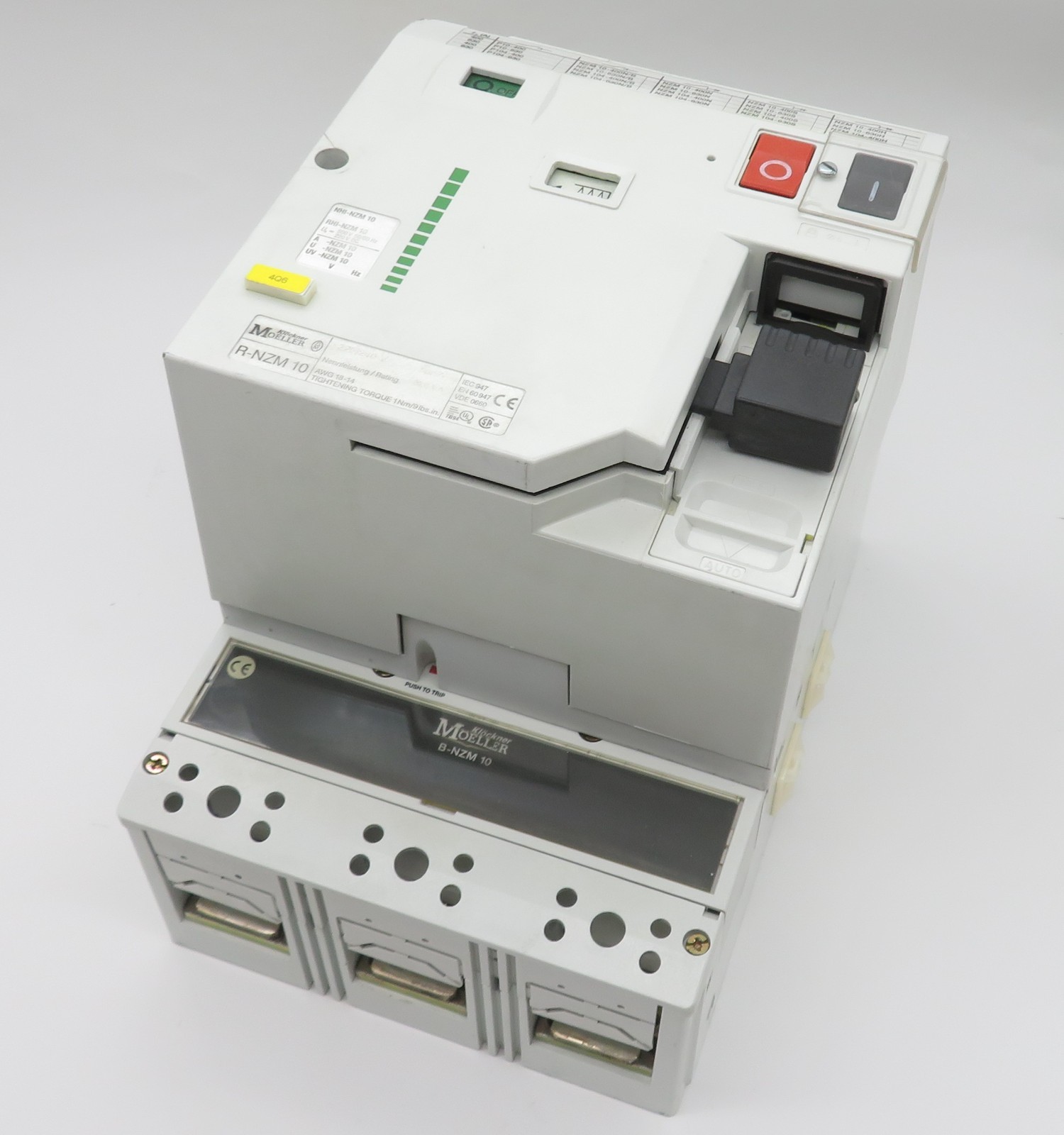 Klöckner Moeller NZM10-630N Circuit Breaker 630A Remote Drive R-NZM10 + A-NZM10