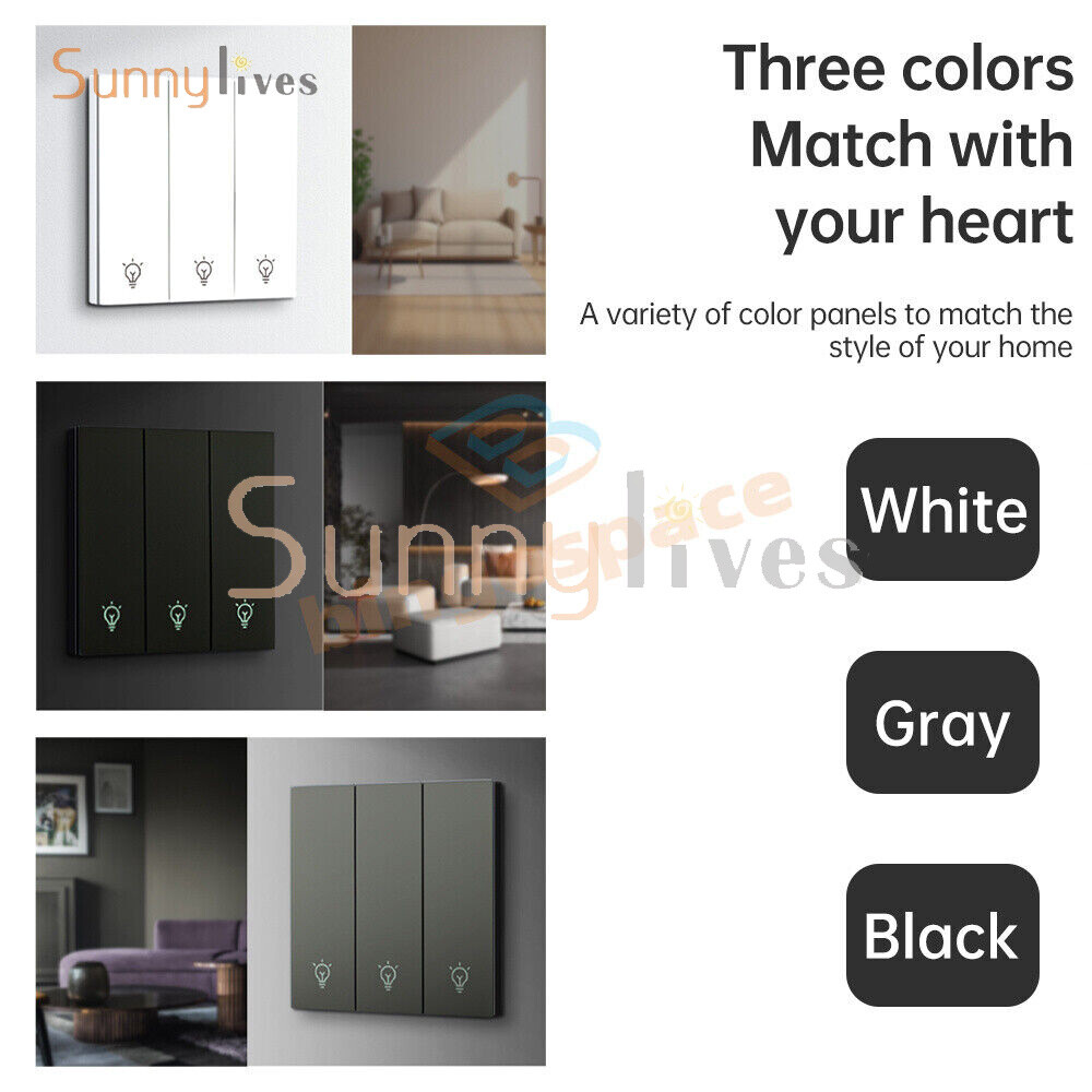 DH-315 Ewelink WiFi Smart Switch Control Panel Remote Control Wall Switch NEW
