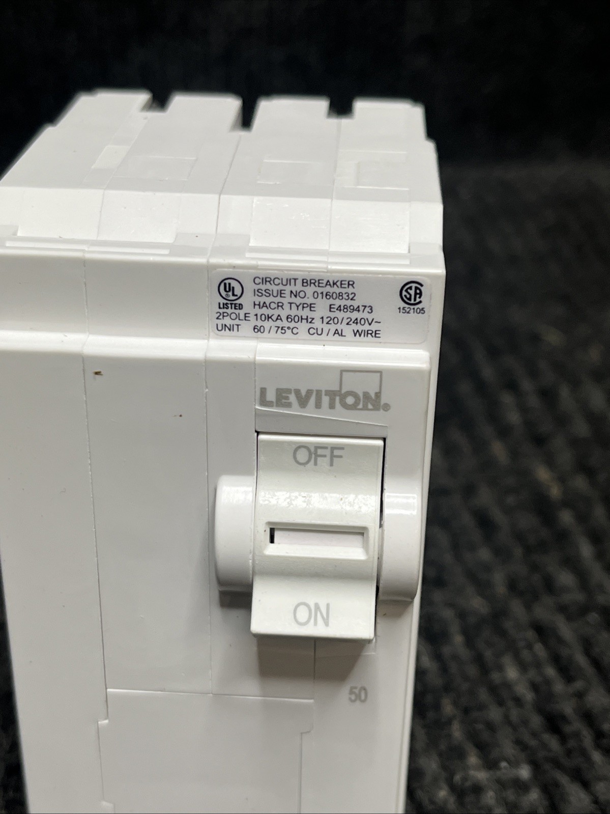 🔥Leviton Circuit Breaker Standard Branch 2-Pole 120 V/240V Thermal Magnetic