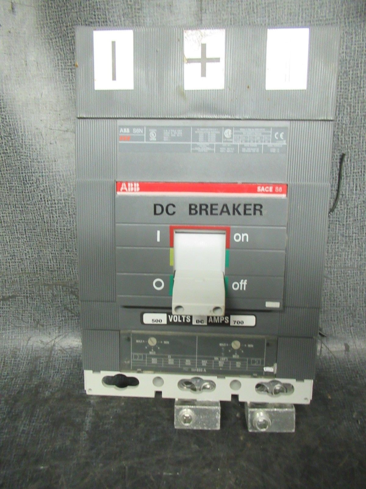 ABB BREAKER SACE-S6 S6N 600VDC 600VAC 700A GUARD AND LUGS INCLUDED **WARRANTY**