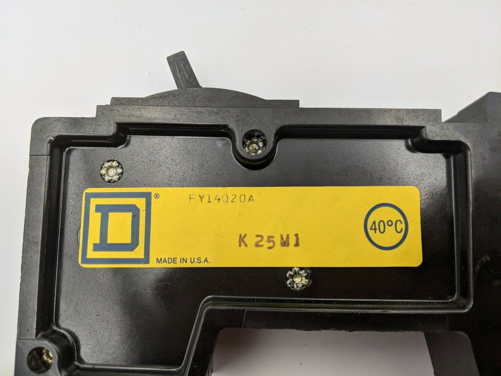 7 Pcs Square D FY14020A Circuit Breaker 20 Amp 1 Pole 277 VAC I-Line A FY14020-A