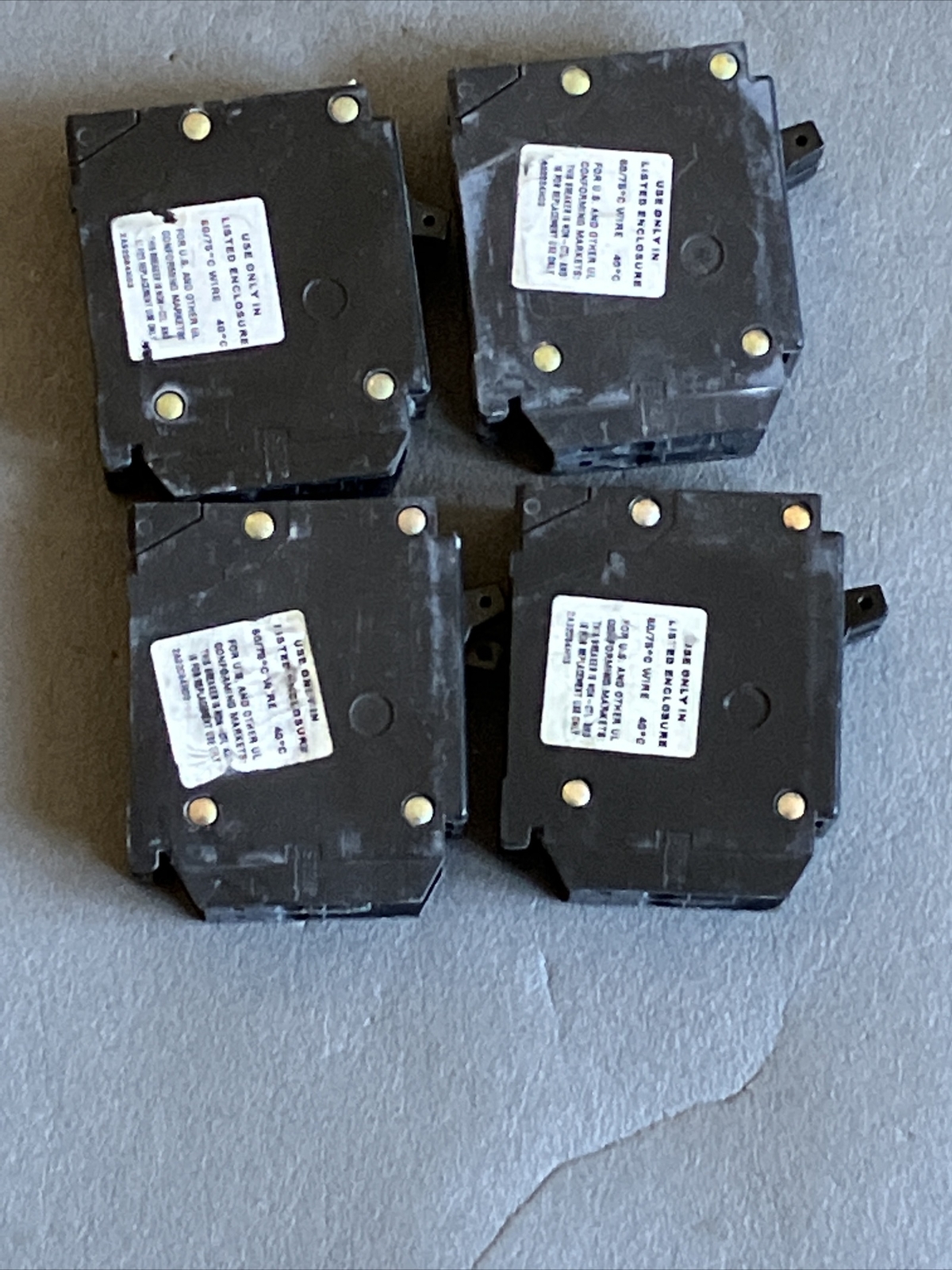 Cutler Hammer A1515 BD1515 BR1515 15/15A 2 POLE TWIN TANDEM no clip USED