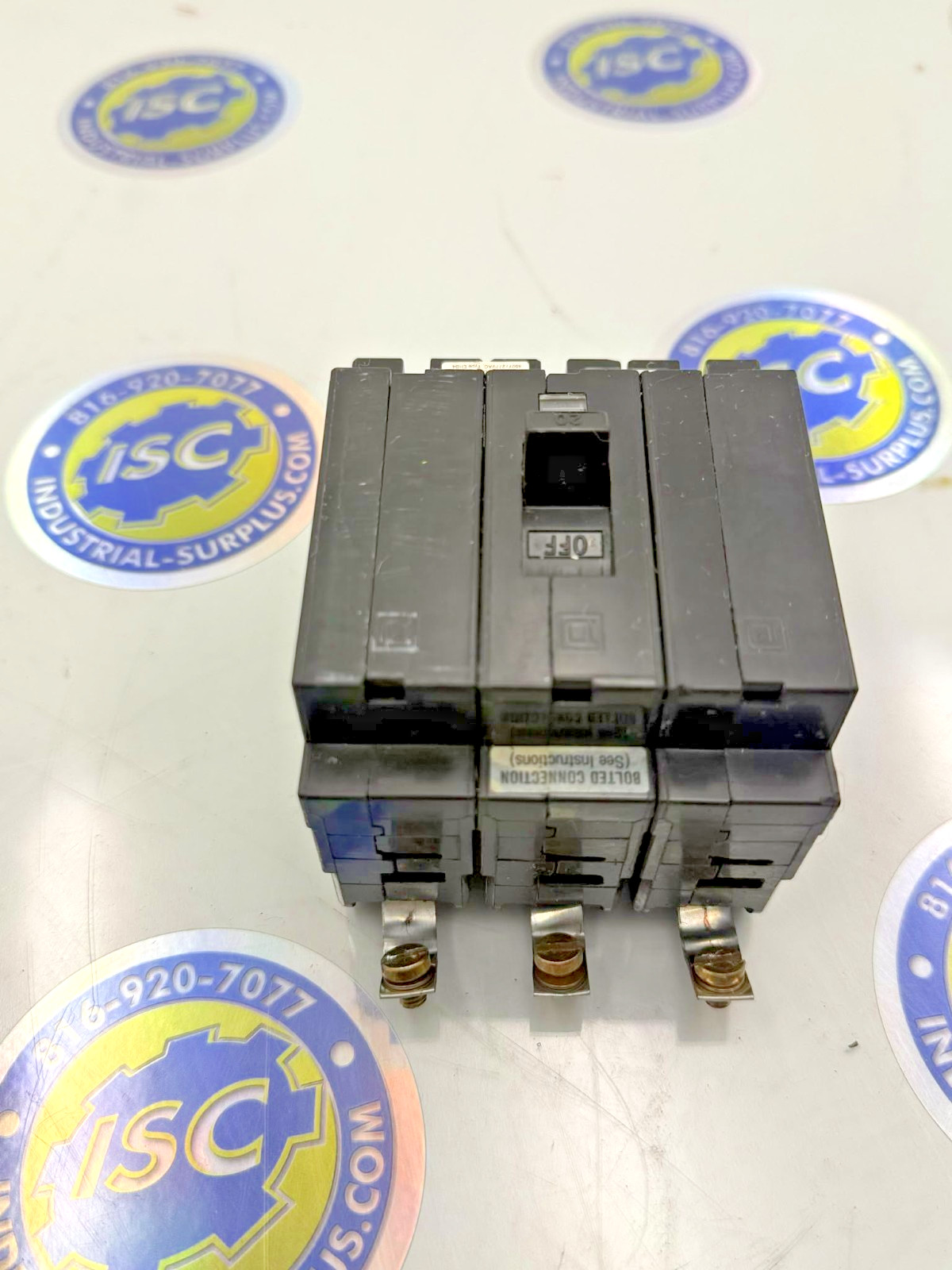 Square D EHB34020 3-Pole 20A Circuit Breaker EHB Series Bolt-On