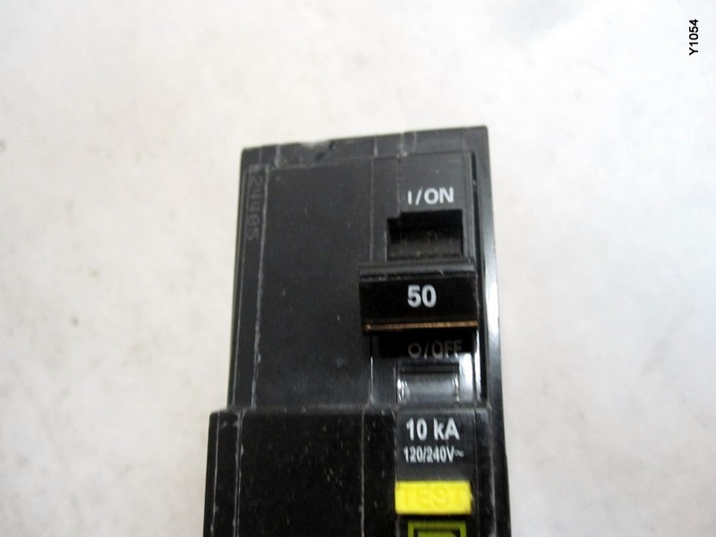 Square D QO250GFICP QO Ground Fault Circuit Breaker 2 Pole 50 Amp 120/240V