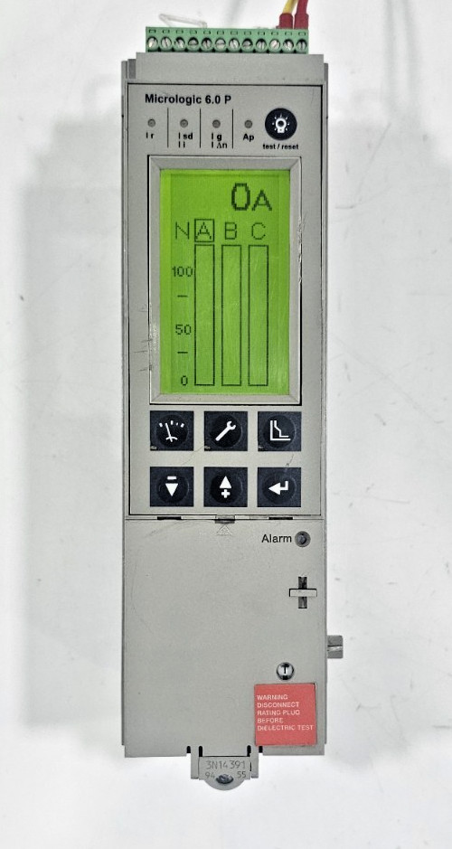 SCHNEIDER ELECTRIC MICROLOGIC 6.0 P 3N14391 47059 CIRCUIT BREAKER TRIP UNIT USED