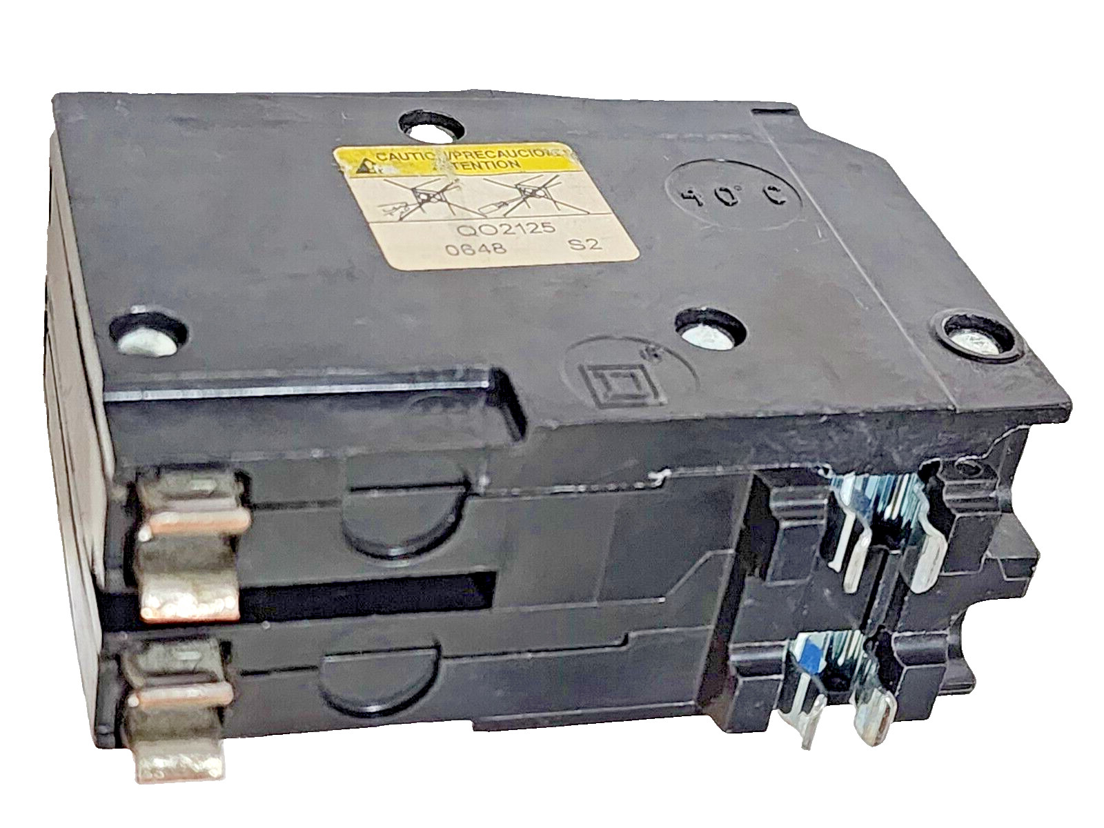 Square D QO2125 Mini Circuit Breaker 125 Amp 2 Pole 120/240Vac