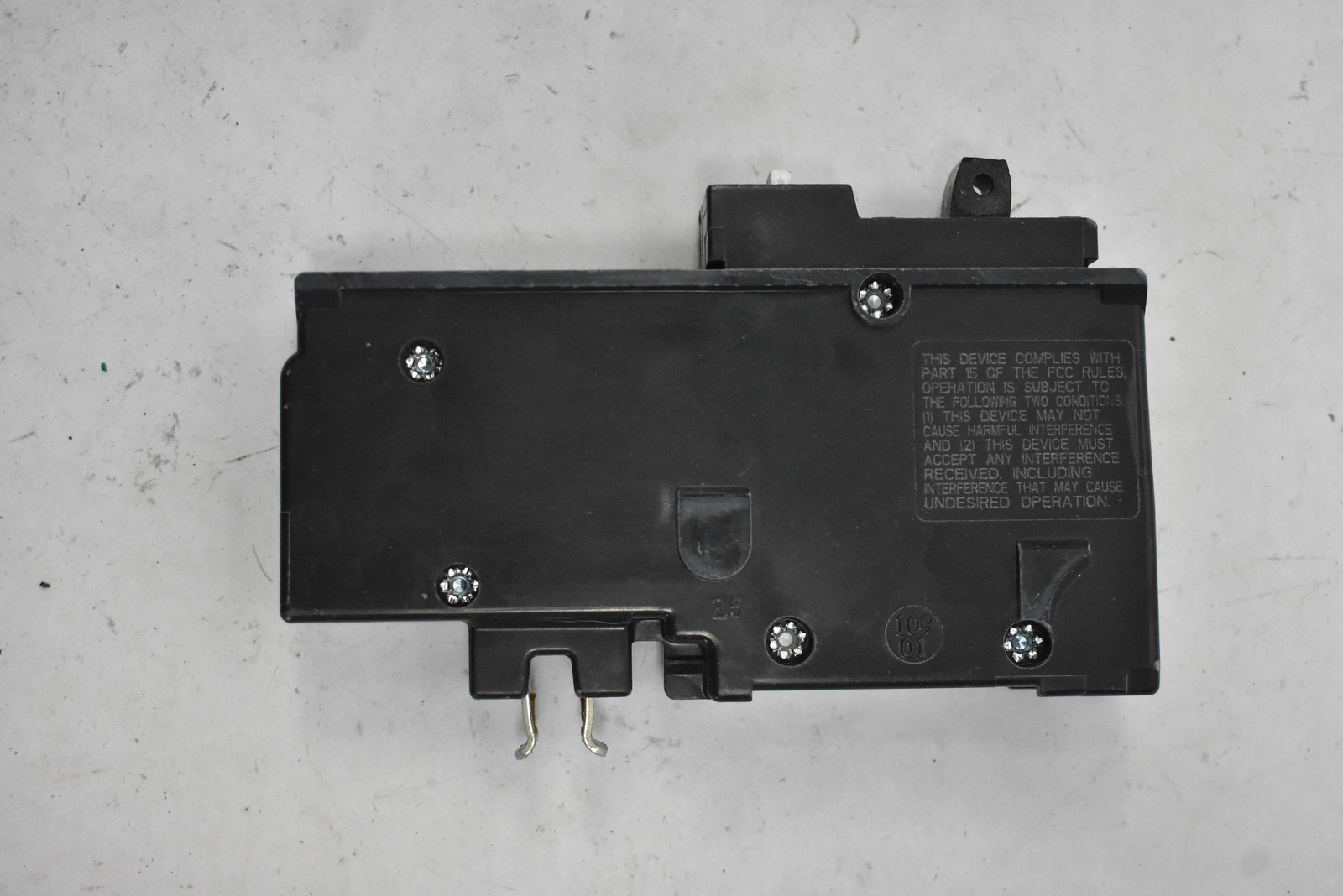 Square D HOM115PCAFI 15A 1-Pole Supplementary Protector Plug-On Neutral Black