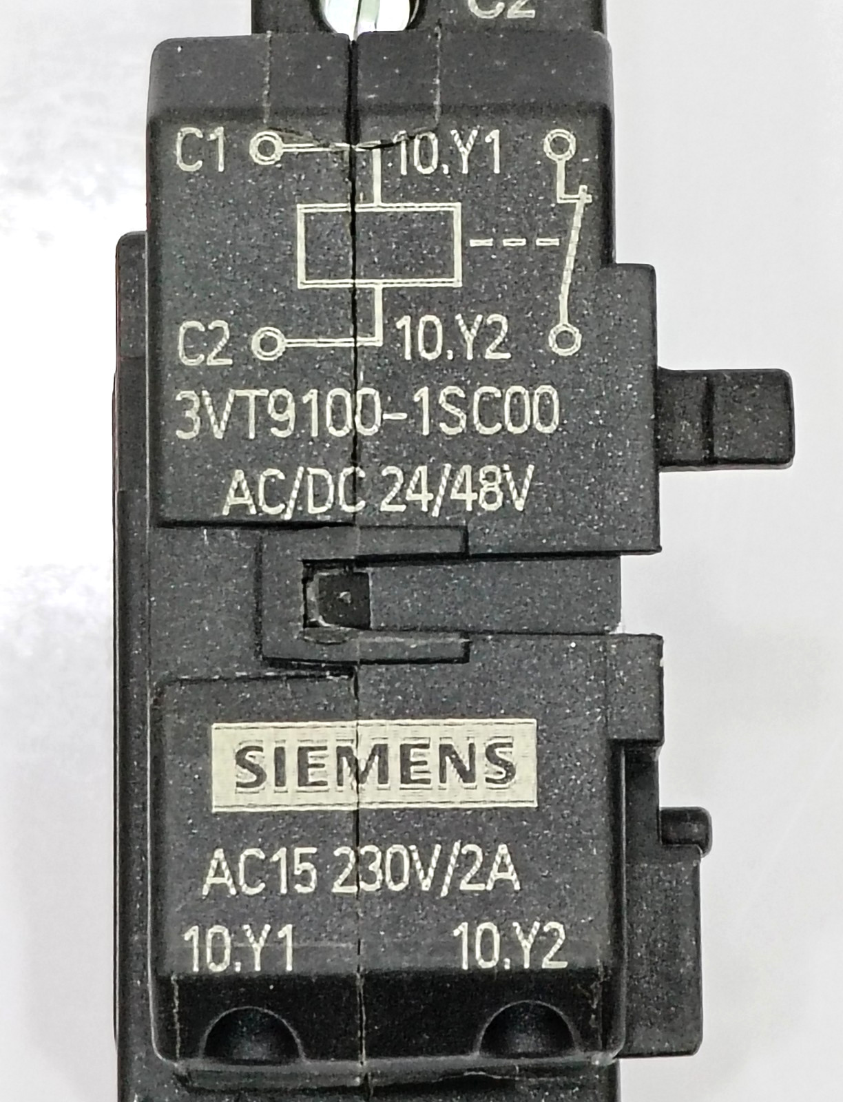 SIEMENS 3VT9100-1SC00 SHUNT TRIP UNIT 24/48V AC/DC