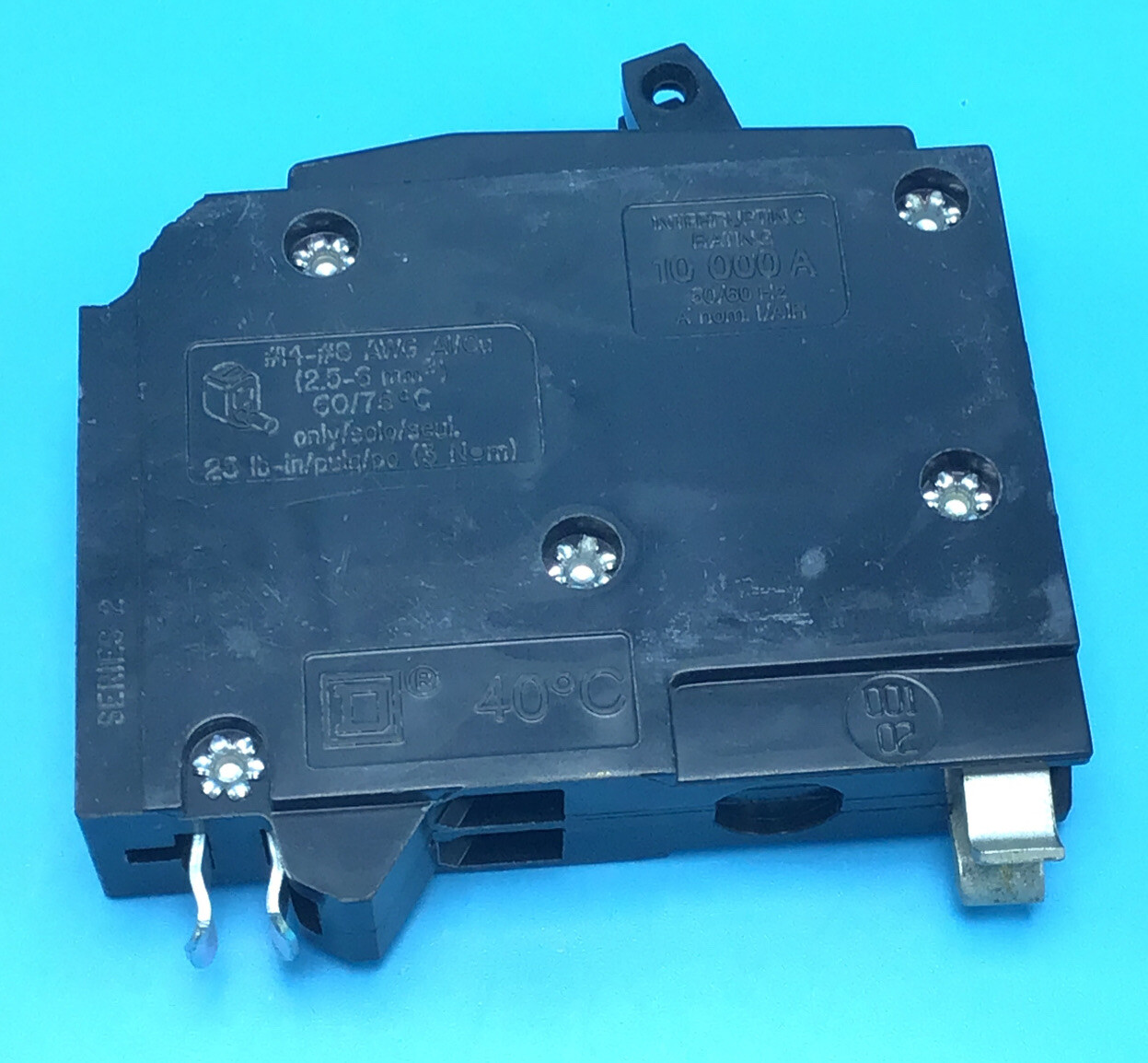 New Circuit Breaker Square D QO2020 20 Amp 1 Pole Tandem Twin No Hook @