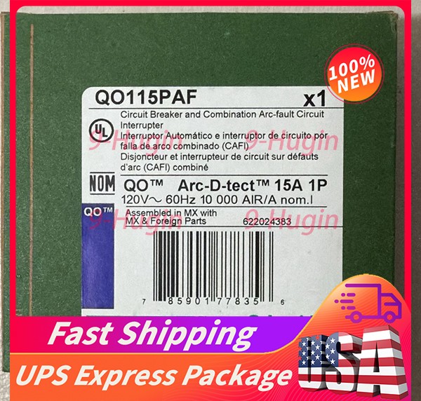 SQUARE D QO115PAF Circuit Breakers Free Shipping 10PCS