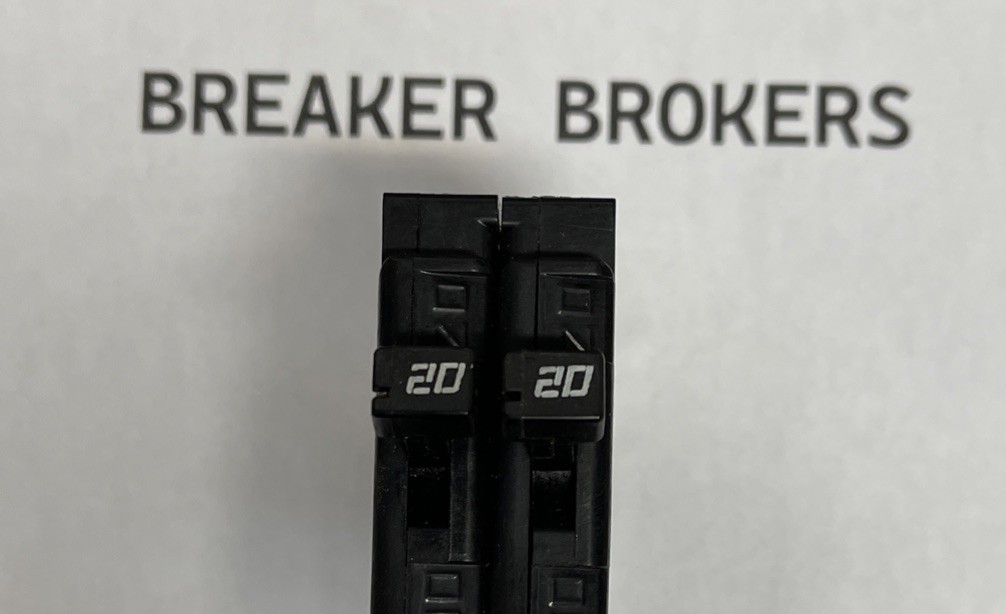 Challenger A2020 Type A Circuit Breaker 2 pole 20 Amp 120V Ships Today 1 yr war