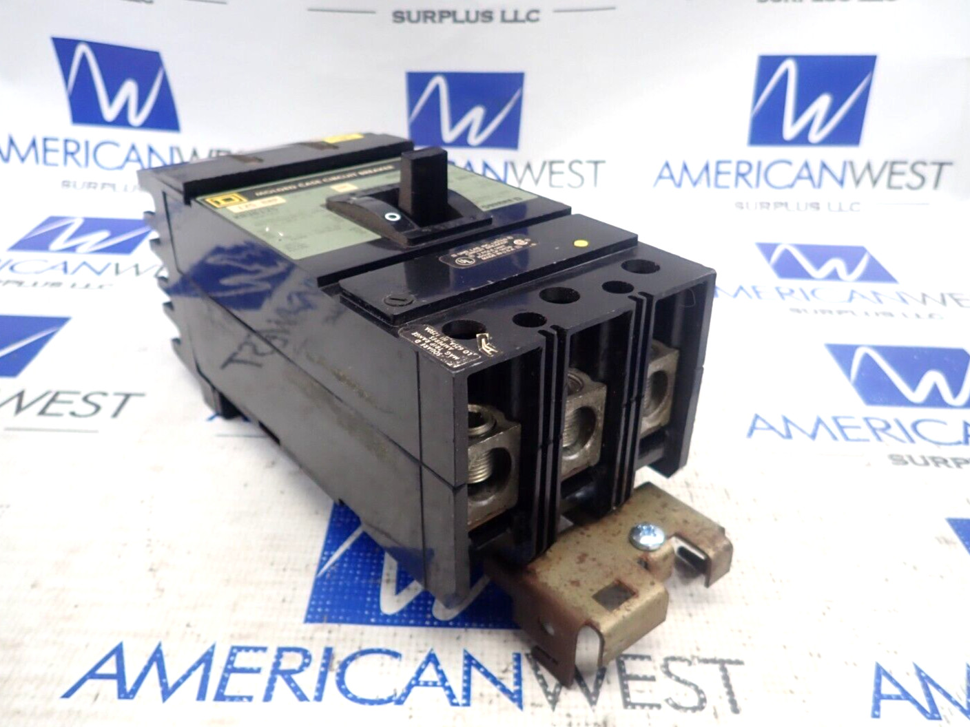 Square D KA36125 3 Pole 125 Amp 600 Volt 25kA@480V I-Line Circuit Breaker Tested