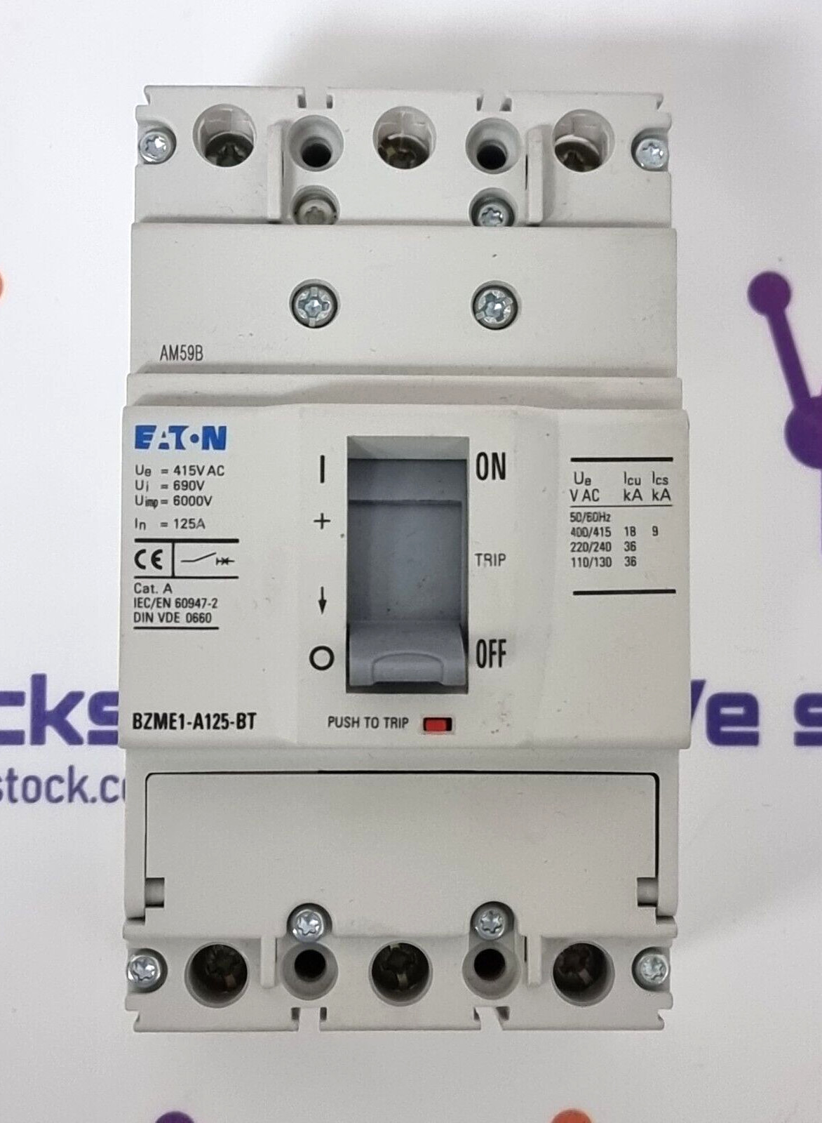 EATON BZME1-A125-BT Circuit Breaker 125A 112498