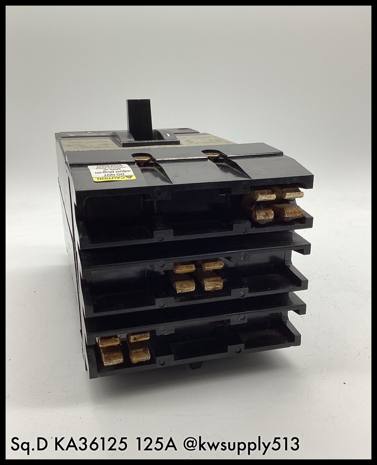 KA36125 ~ Square D KA36125 600 VAC -250 VDC 125 A I-Line TMCB~ B Lugs
