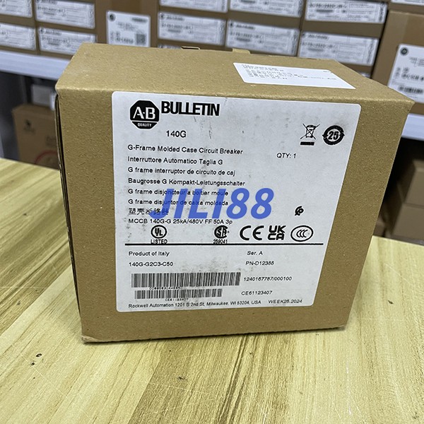 NEW AB 140G-G2C3-C50 3-Pole 480V Molded Case Circuit Breaker Free delivery