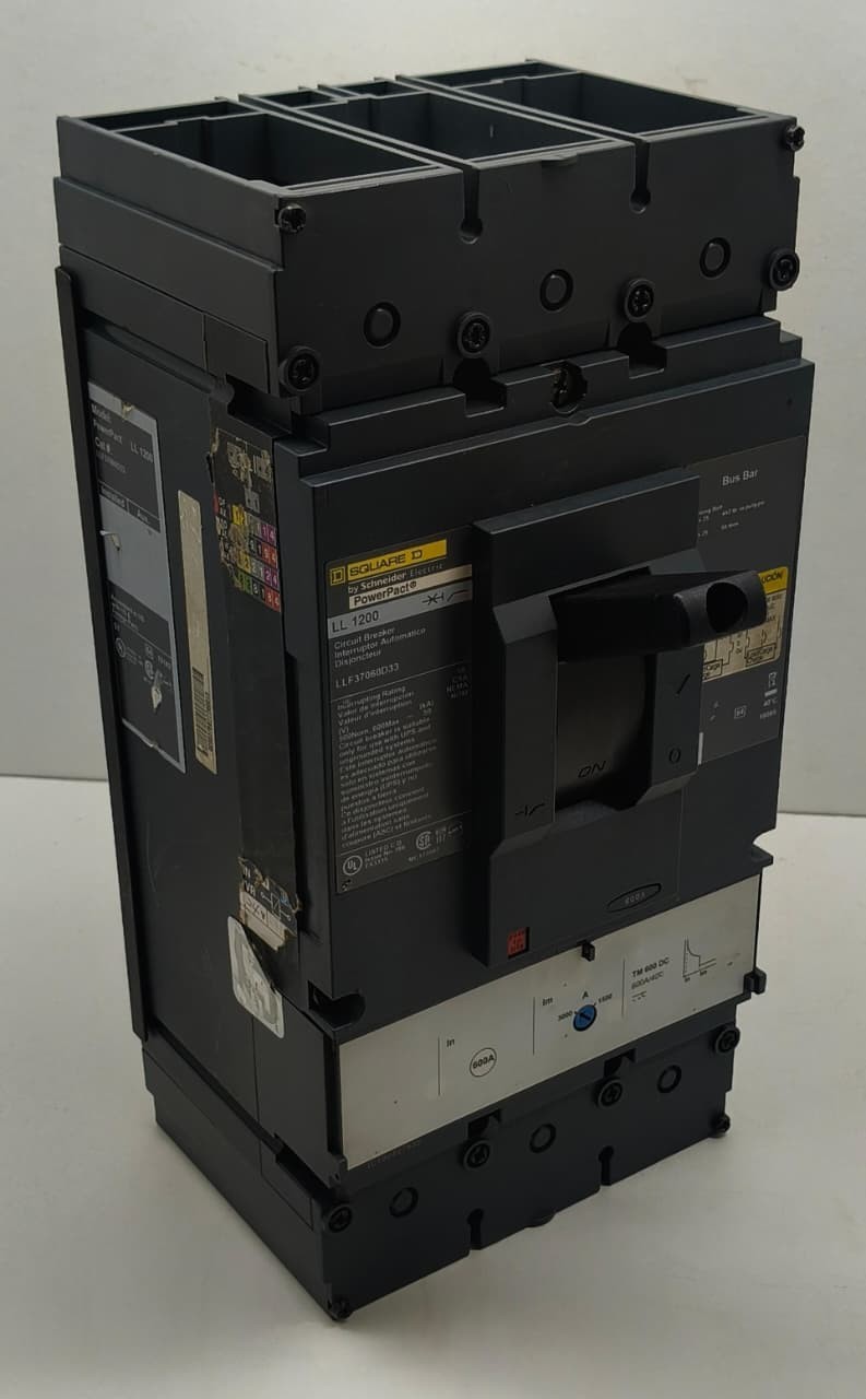 SQUARE D POWER PACT LL 1200 LLF37060D33 600A CIRCUIT BREAKER