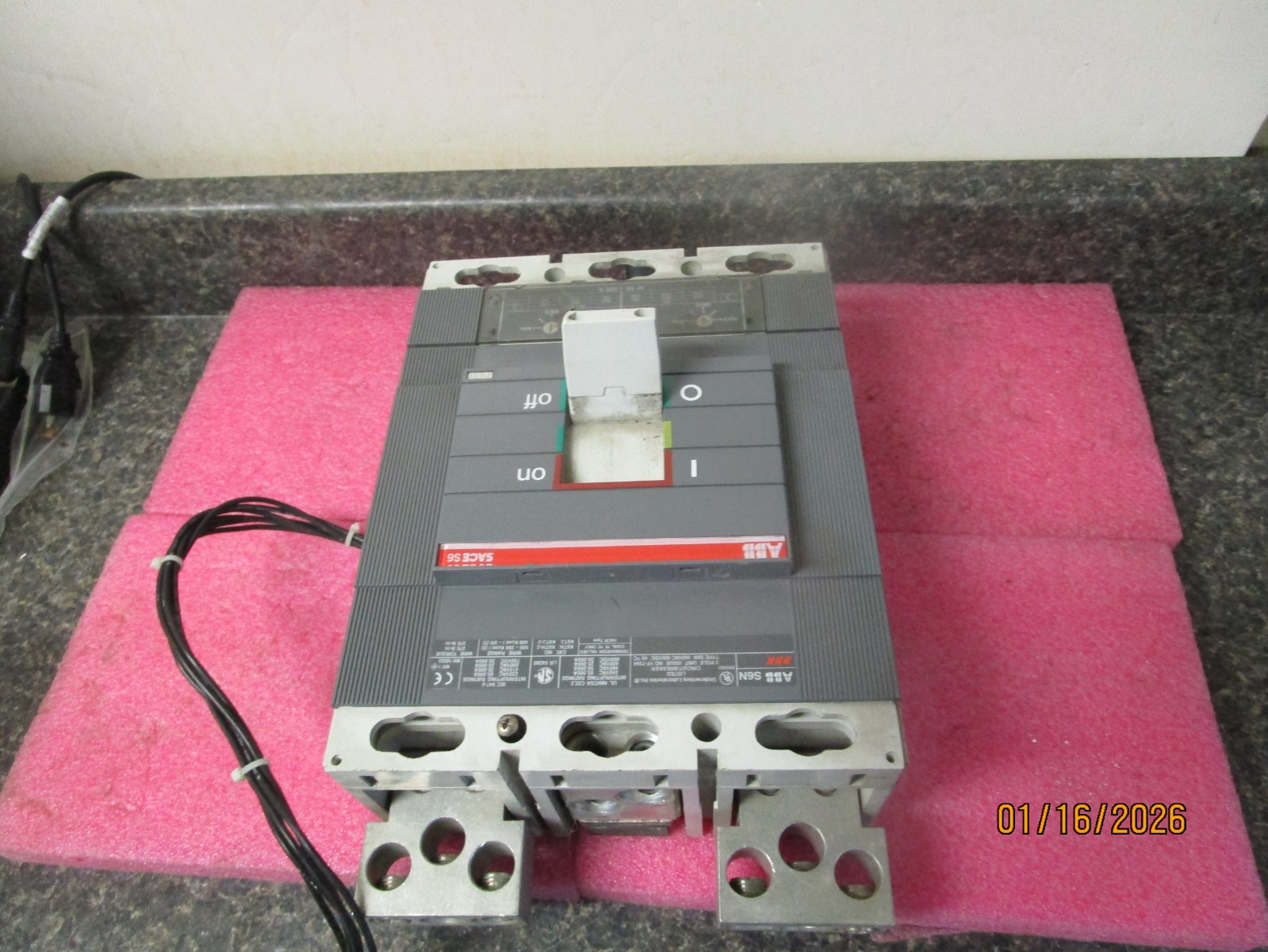 ABB SACE S6N 3P Circuit Breaker K6TH K6TH-2 K6TJ K6TJ-2 600VAC/VDC YF-7344