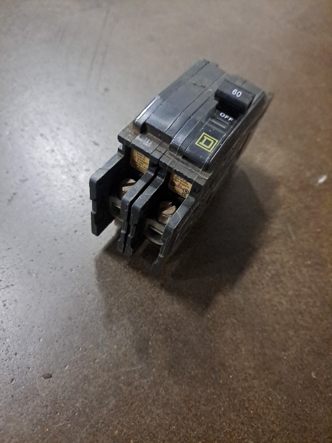 Square D 60 Amp 2 Pole HVAC Specific Breaker QOU260RP