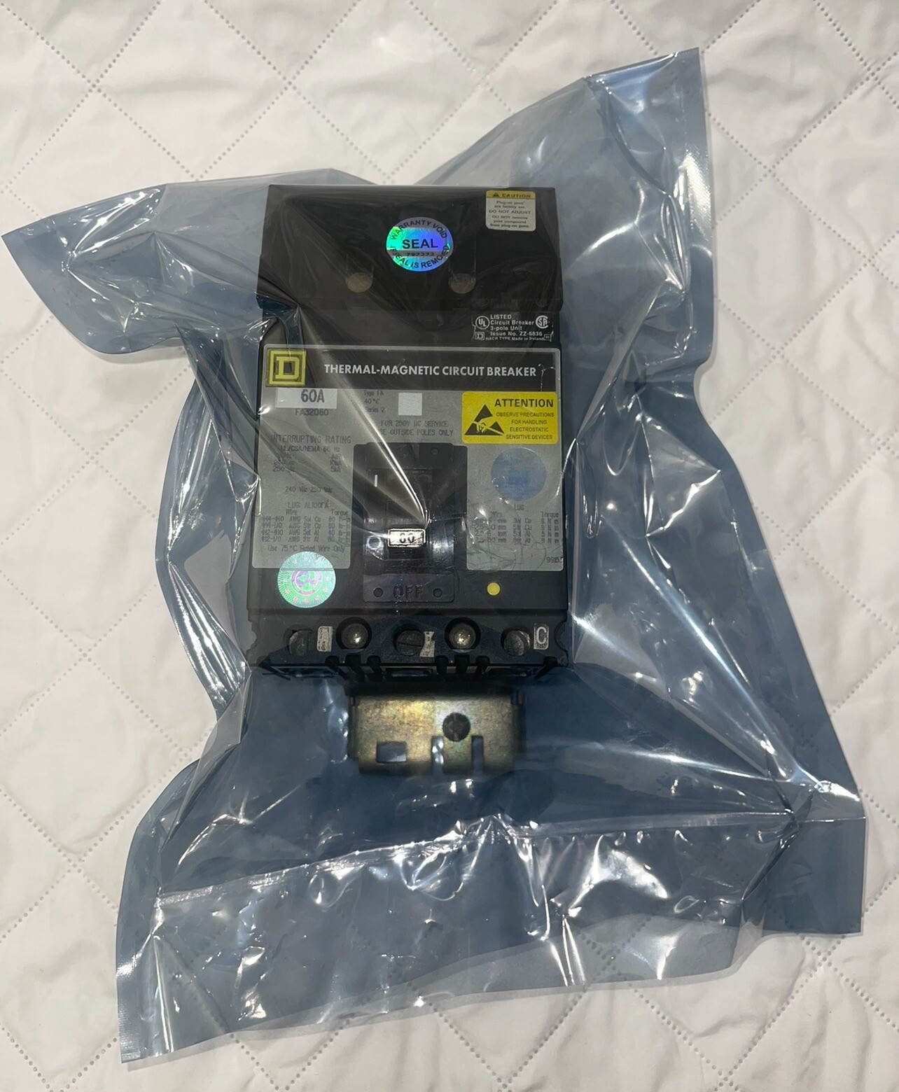 SQUARE D FA32060 SCHNEIDER ELECTRIC FA32060 FA32060 USED TESTED CLEANED SEALED