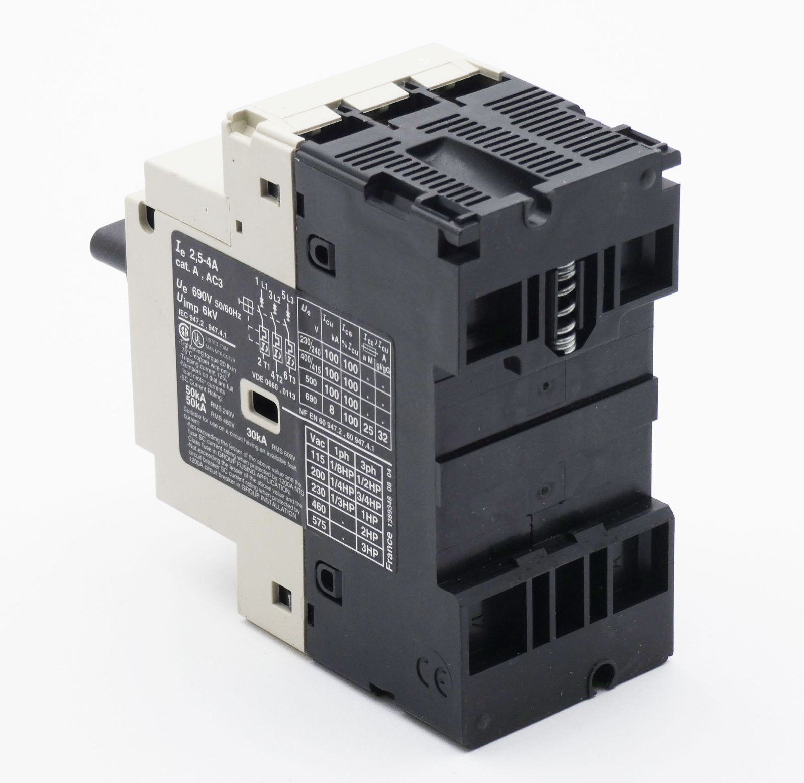 Telemecanique GV2-P08 021347 2.5-4A Motor Circuit Breaker -Unused/Original Packaging-