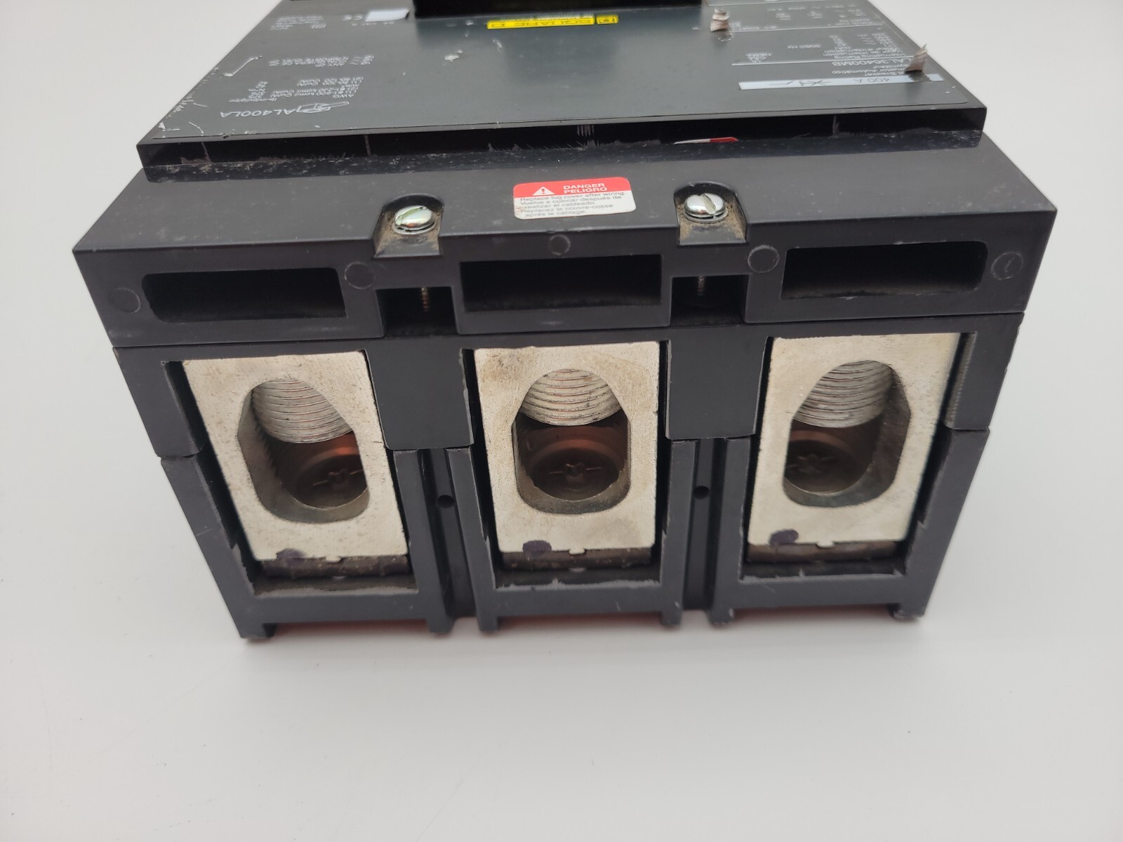 Square D LAL36400MB Feed-Thru Circuit Breaker 400A 600V 3P 3PH Type LAL 400 Amp