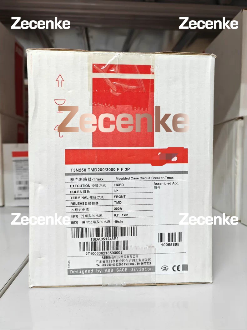 1 PC NEW T3N250 TMD200/2000 FF 3P 1SDA051246R1 Molded Case Circuit Breaker