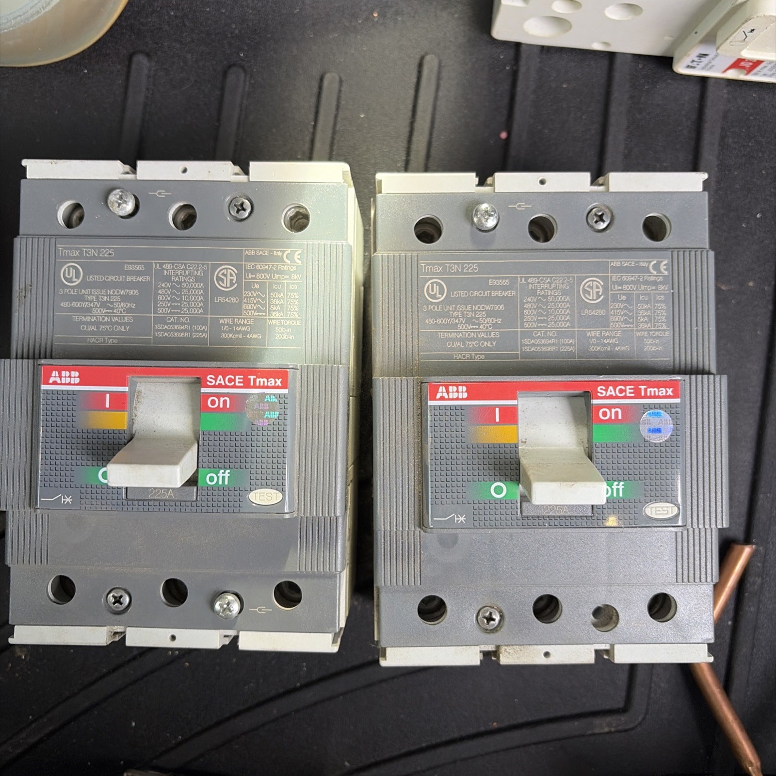 ABB SACE TMAX T3N 225 Circuit Breaker 225 Amp