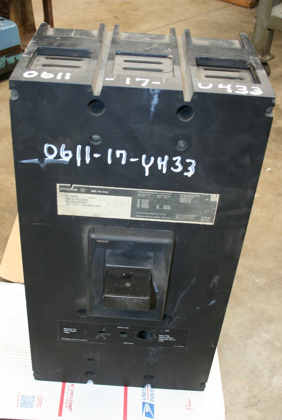 Westinghouse / Cutler Hammer / Eaton PB32000F 3P 600V 2000A Switch