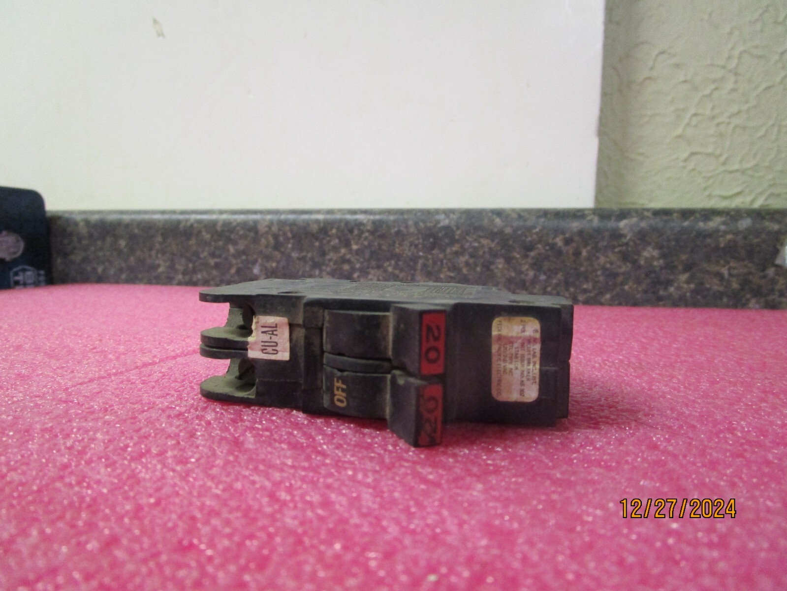 FPE Federal Pacific 20 Amp 2 Pole NC220 Stab-Lok Breaker Mini THIN NC