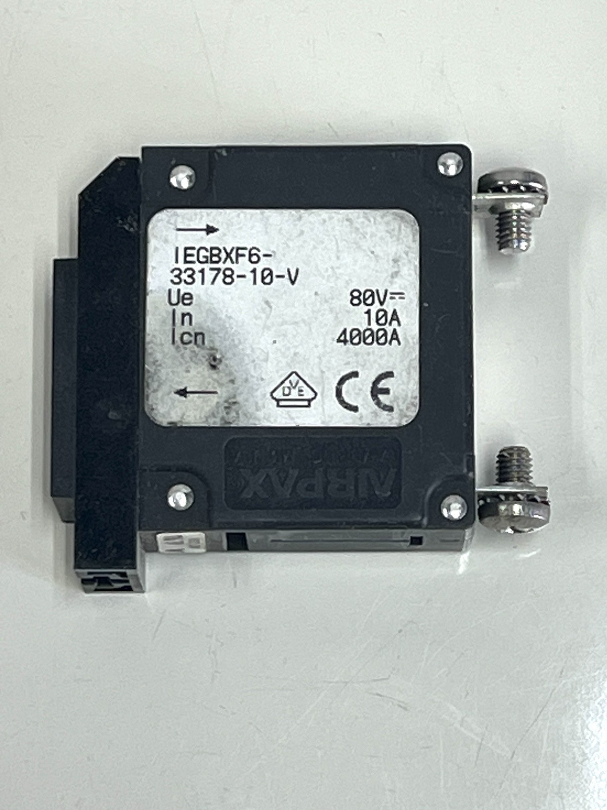 Airpax Boat Marine FLAT ROCKER 10A DC Circuit Breaker~see photos & description