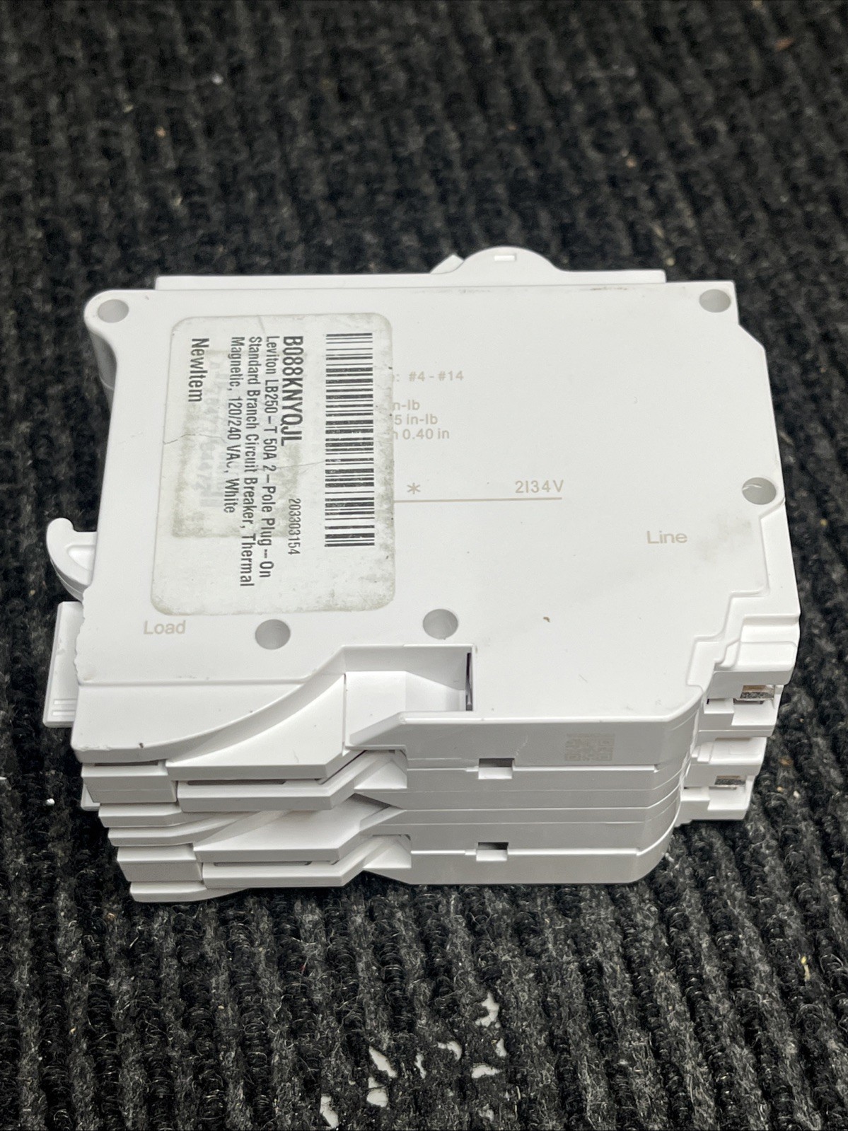 🔥Leviton Circuit Breaker Standard Branch 2-Pole 120 V/240V Thermal Magnetic