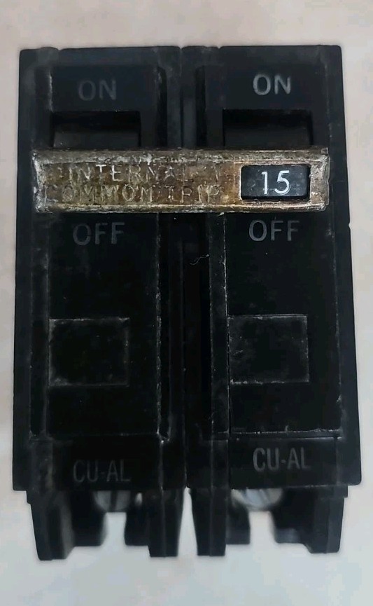 Circuit Breaker THQL2115 15 Amp 2 Pole 120/240v Type THQL OT SEE PICS