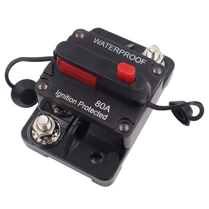 Circuit Breaker Audio Fuse 20A-300A Amp 12V-48V DC Car Boat Manual Reset Switch