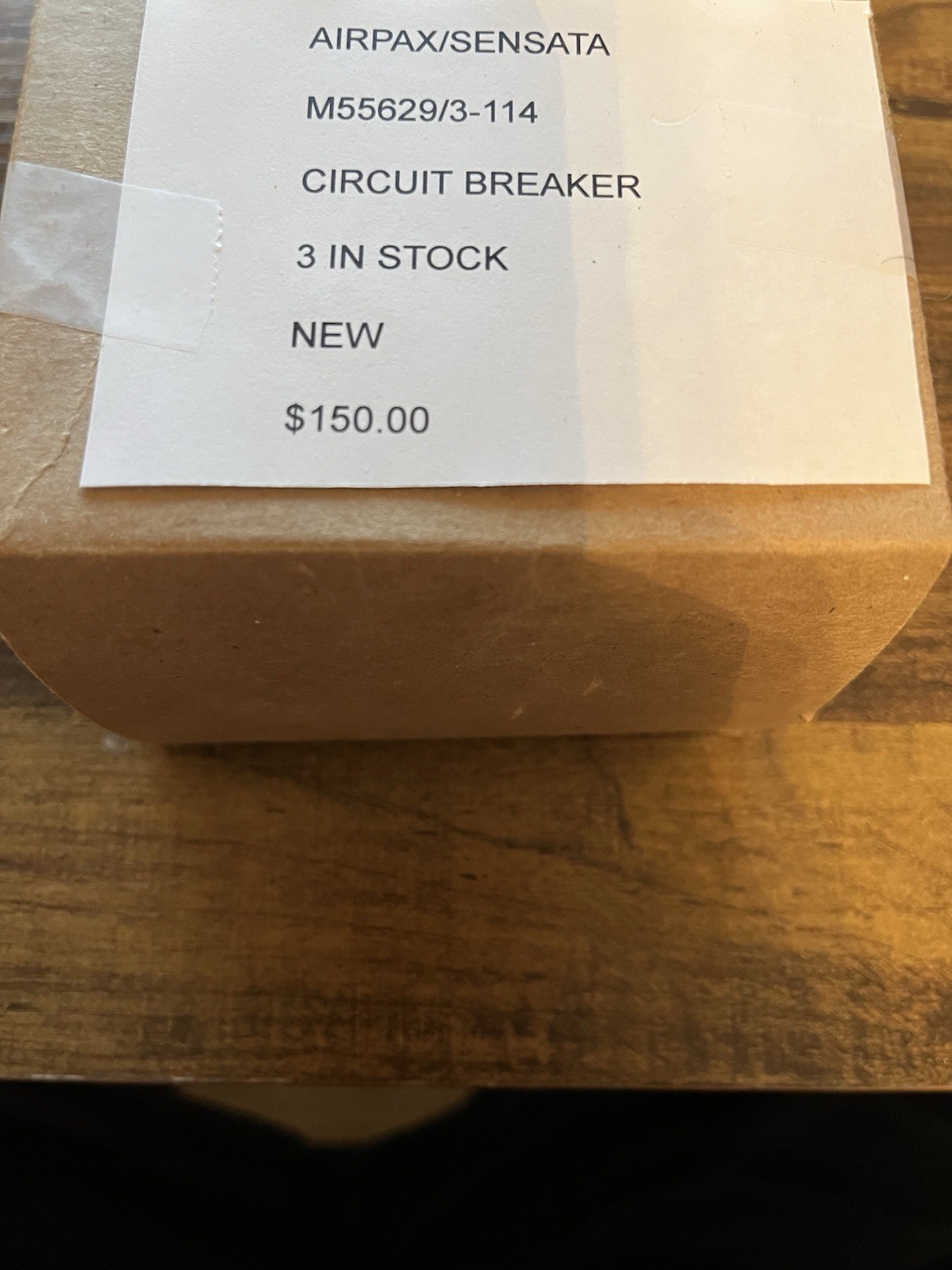 Airpax/Sensata Circuit Breaker 30A 28V DC 2-Pole P/N M55629/3-114