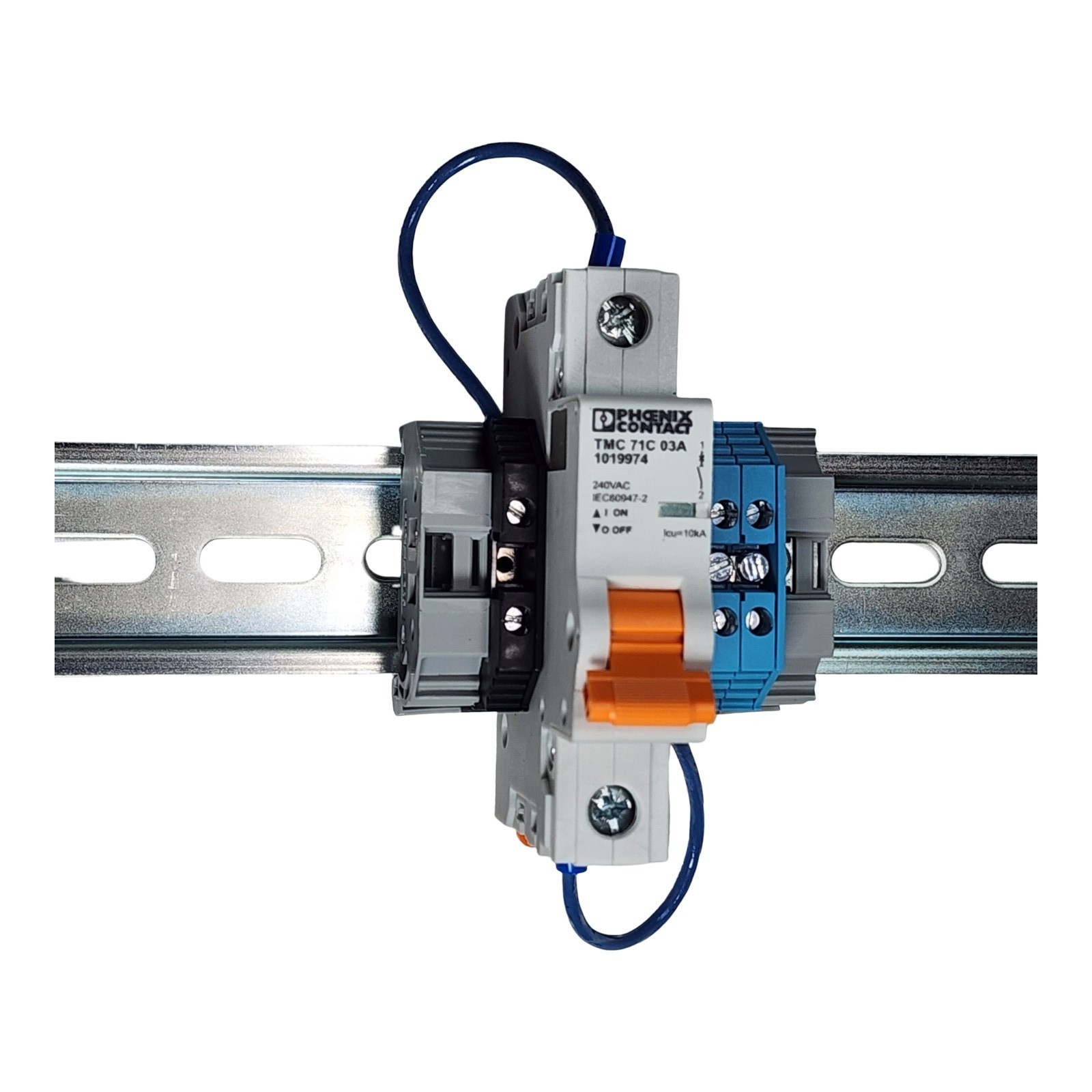 Phoenix Contact PTCB 3A 24V Breaker DIN Rail Hub – 24V Power Distribution Kit