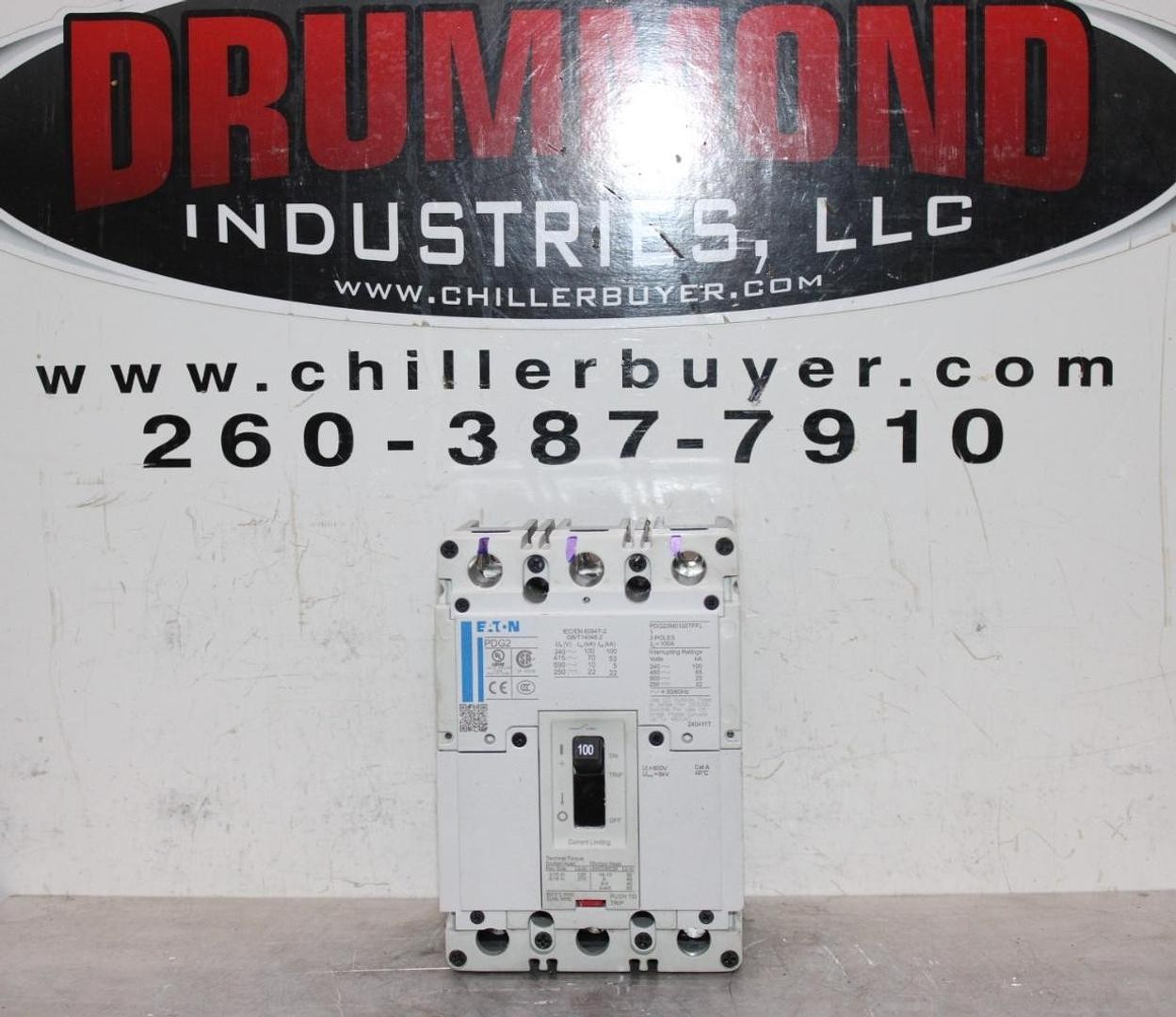NEW EATON CIRCUIT BREAKER PDG23M0100TFFL 100 AMP 3-POLE 600 VAC *WARRANTY*